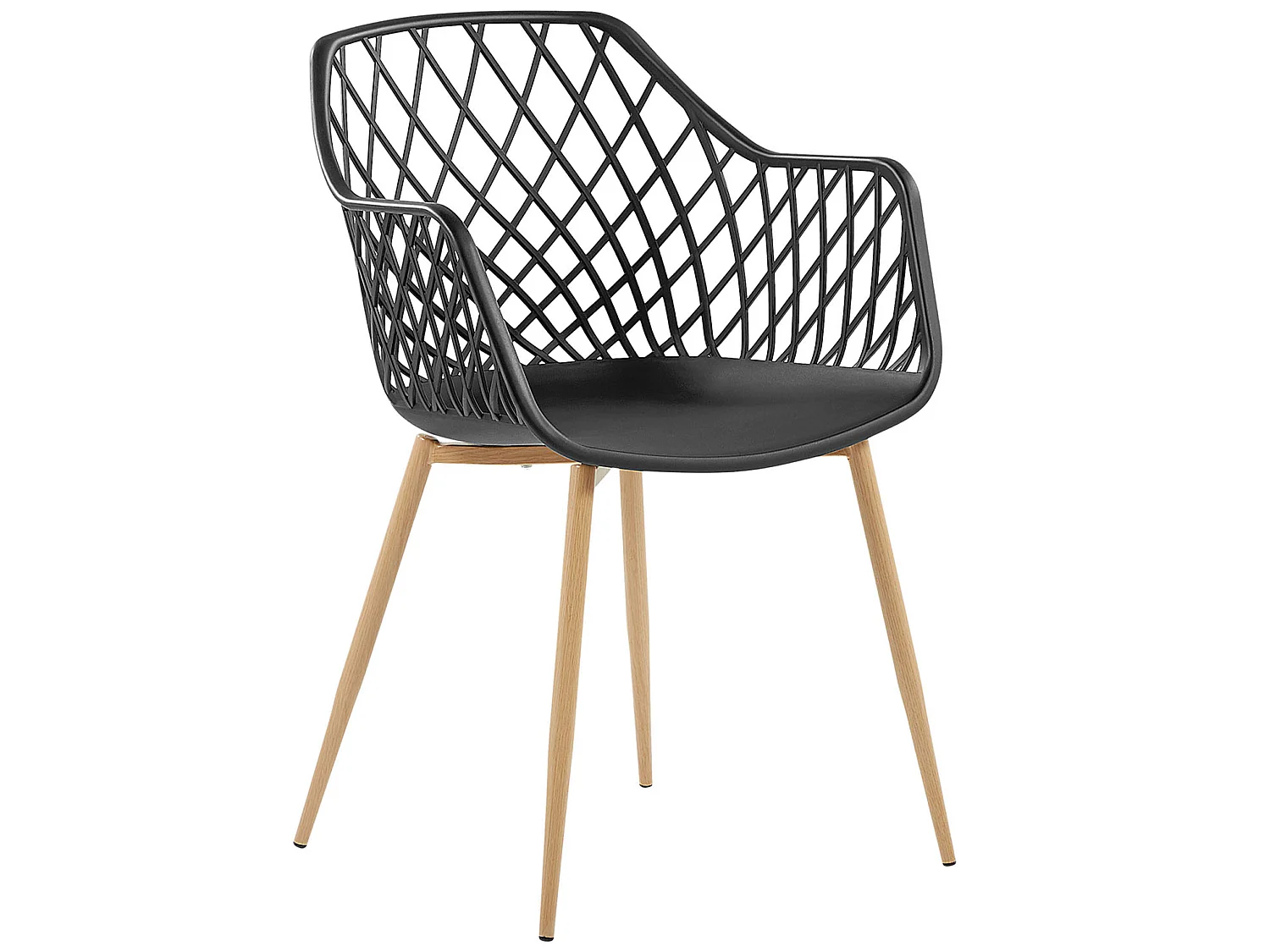 Lot de 2 chaises de salle à manger NASHUA Noir