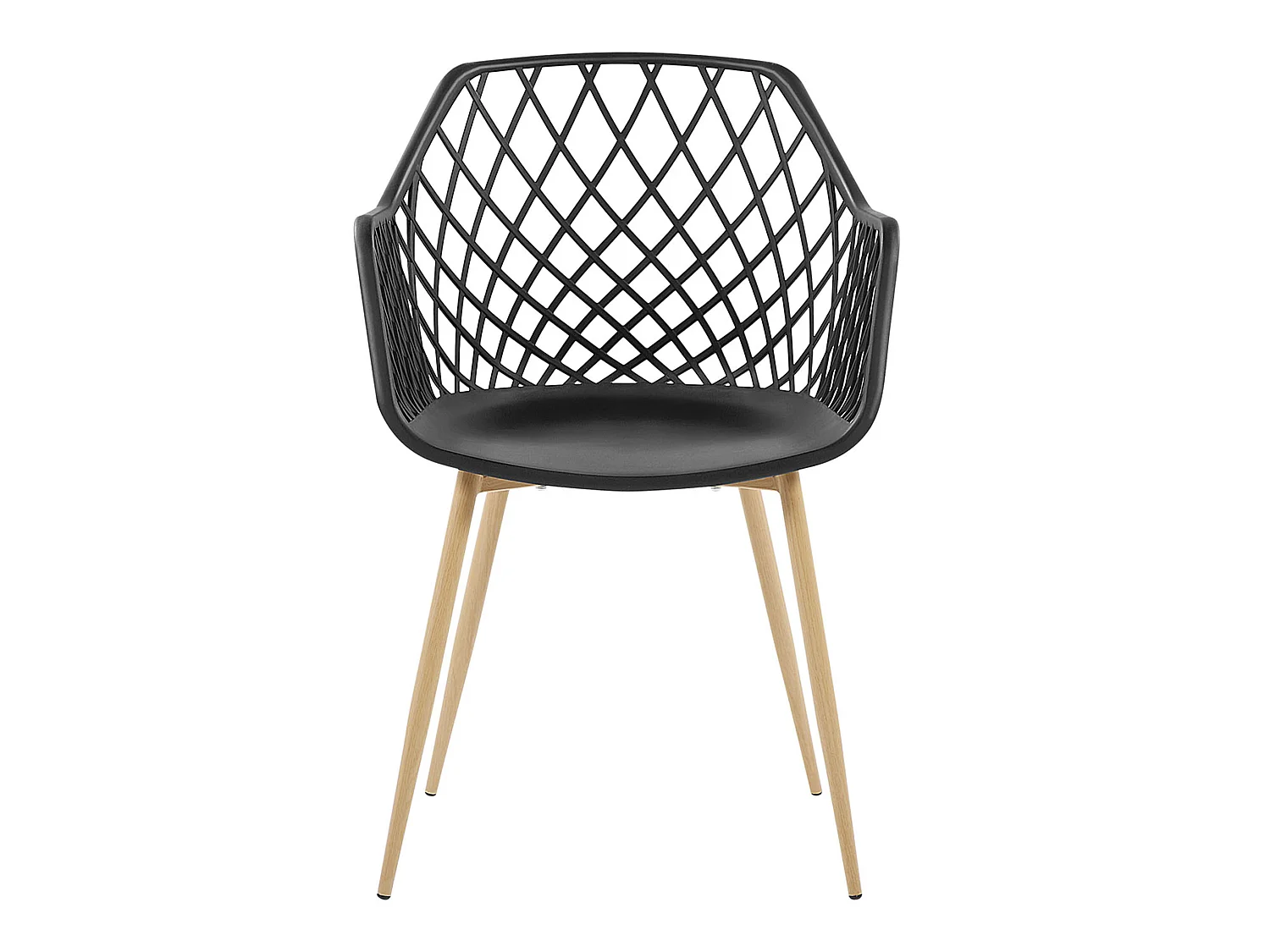 Lot de 2 chaises de salle à manger NASHUA Noir