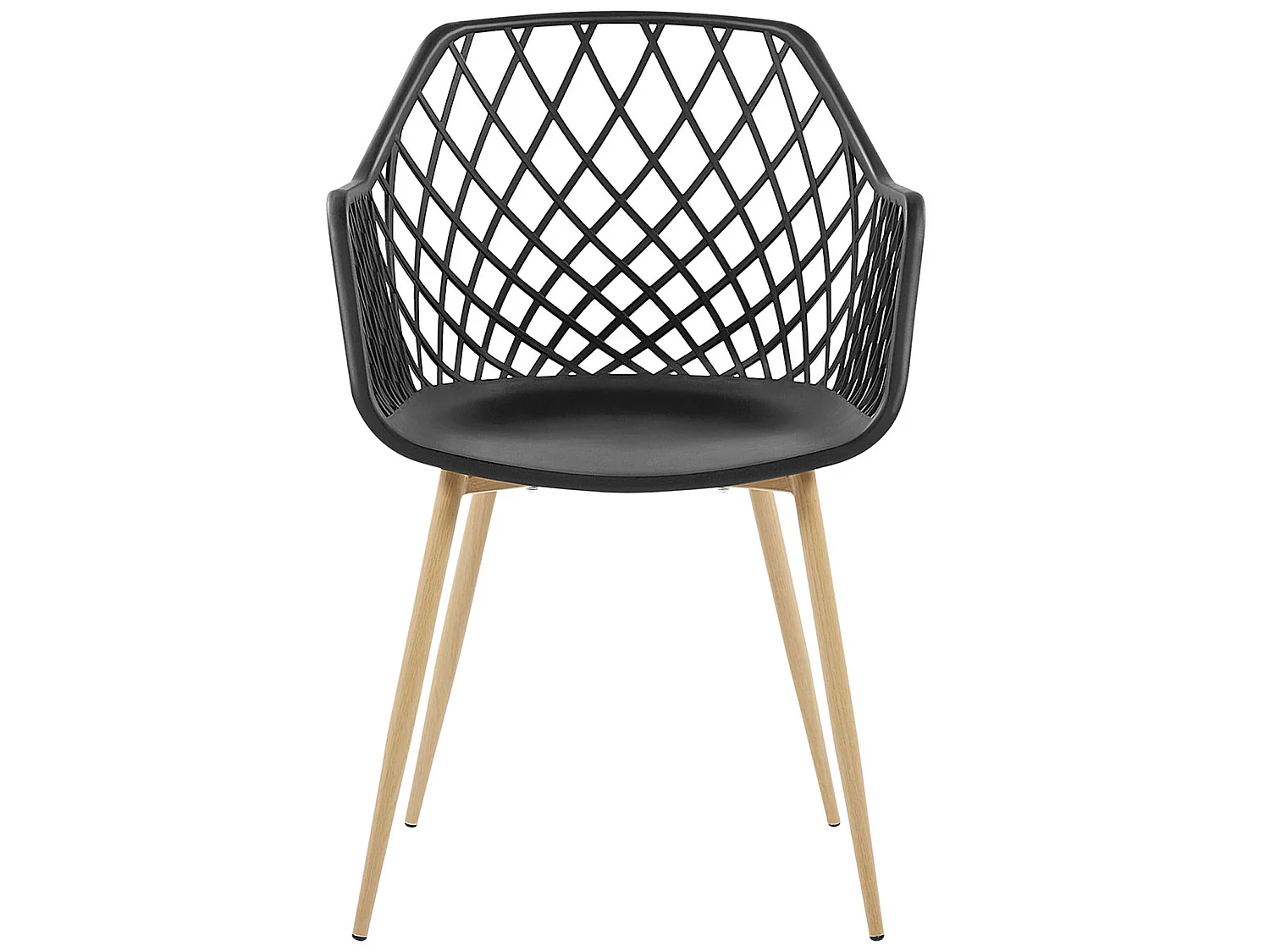 Lot de 2 chaises de salle à manger NASHUA Noir