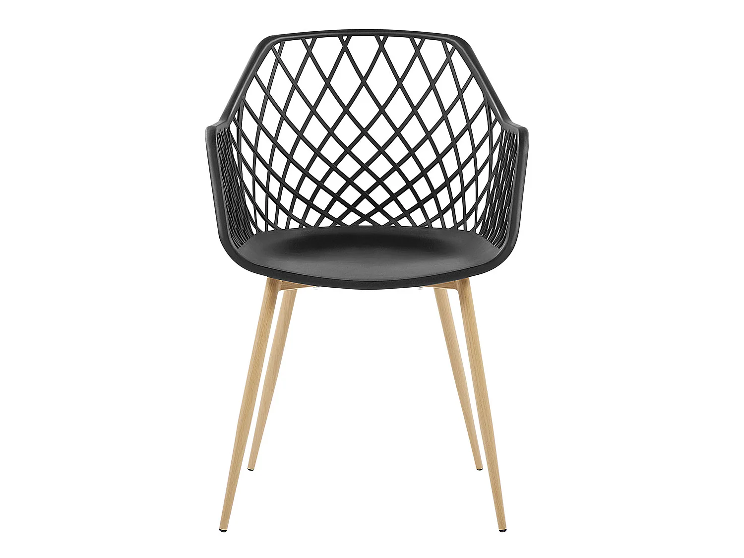 Lot de 2 chaises de salle à manger NASHUA Noir