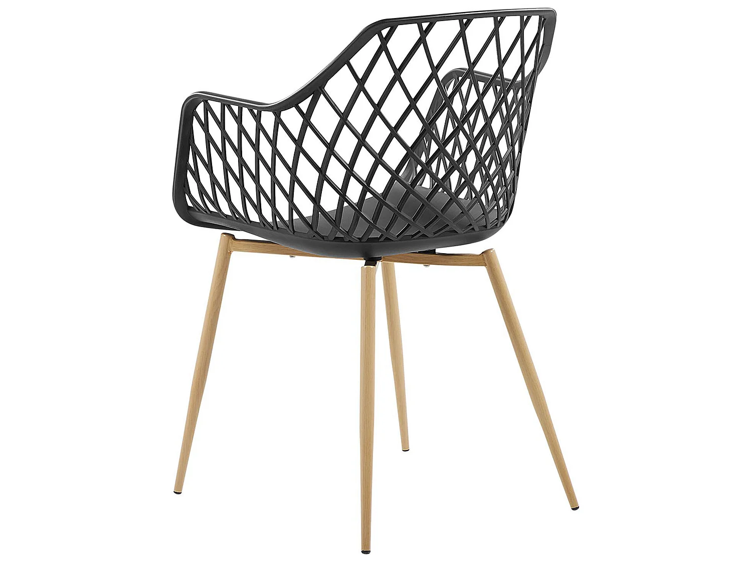 Lot de 2 chaises de salle à manger NASHUA Noir