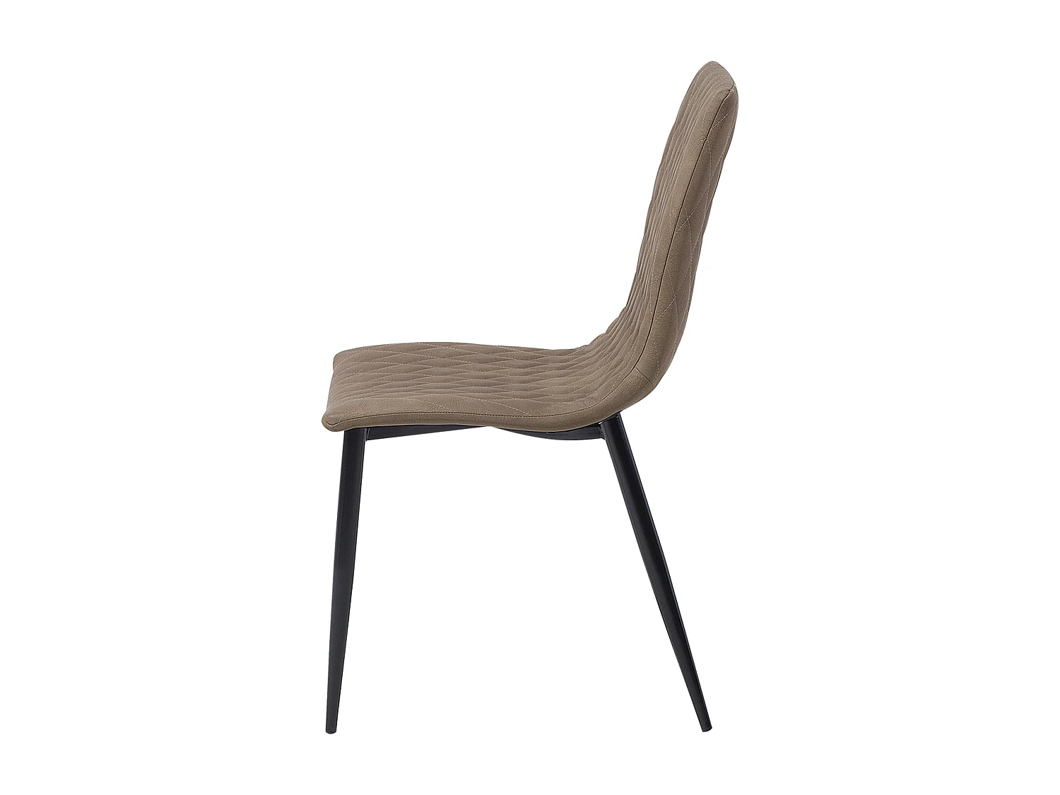 Set van 2 eetkamerstoelen MONTANA Kunstleer Lichtbruin