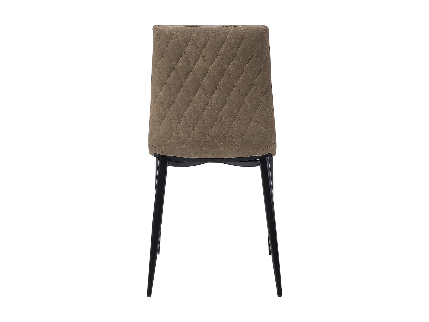 Set van 2 eetkamerstoelen MONTANA Kunstleer Lichtbruin