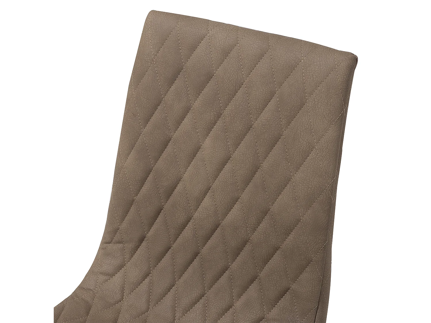 Set van 2 eetkamerstoelen MONTANA Kunstleer Lichtbruin