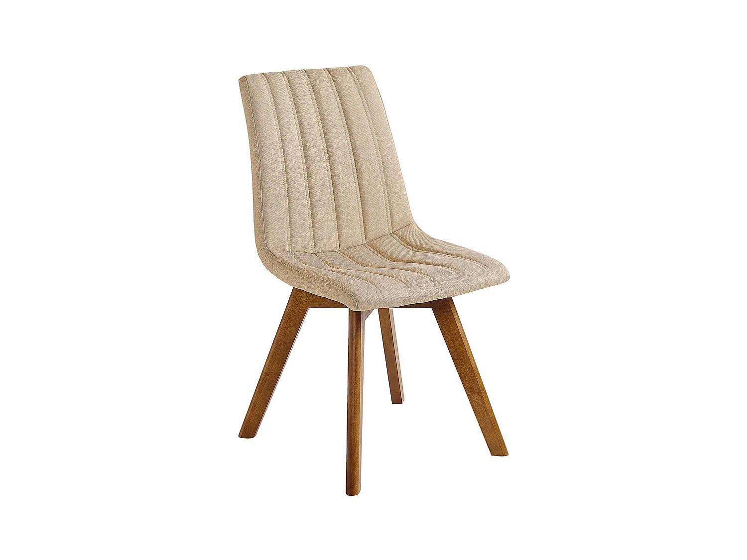 Set van 2 eetkamerstoelen CALGARY Zandbeige