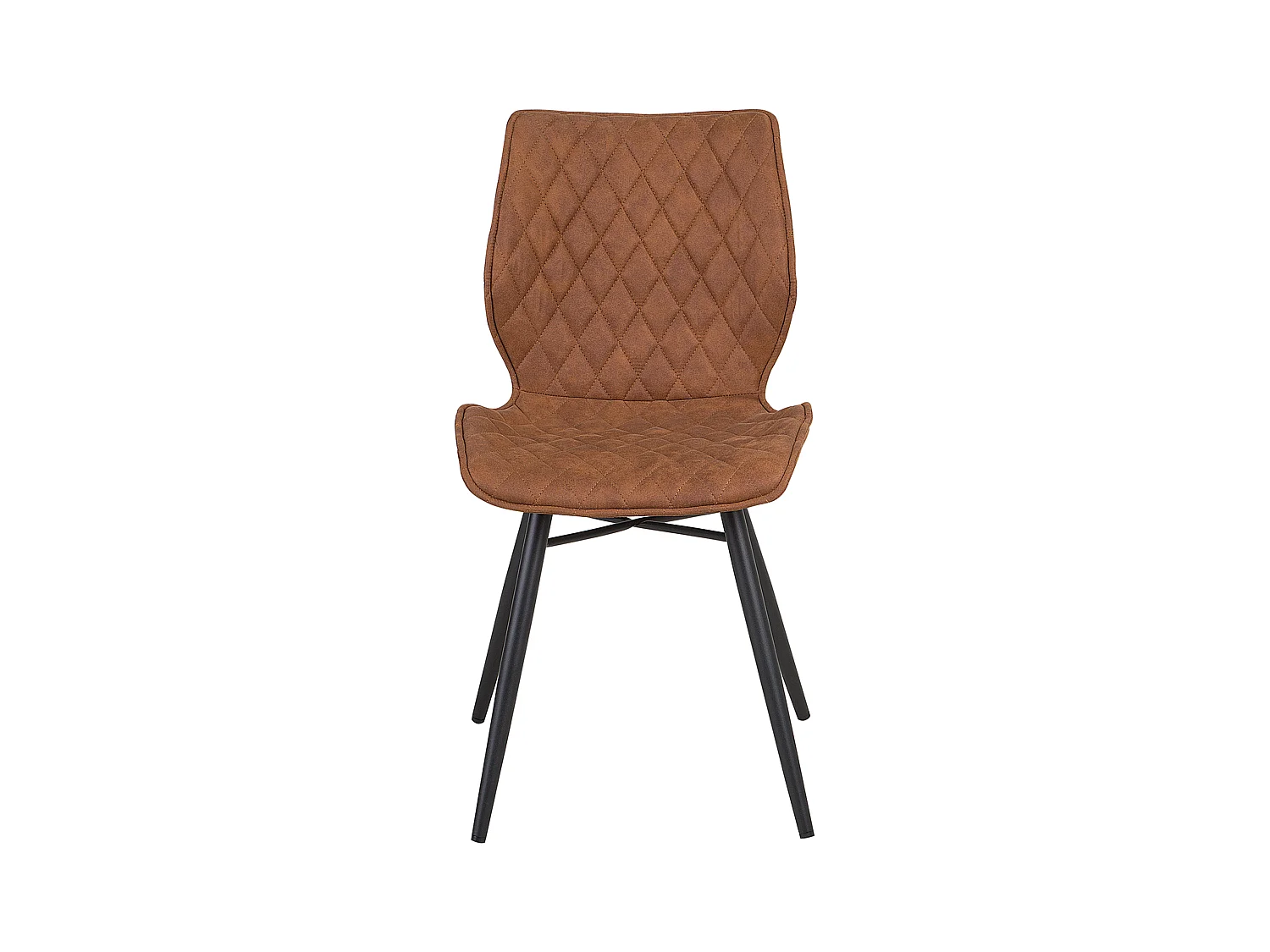 Esszimmerstuhl 2er Set in Braun moderner Polsterstuhl Lisle