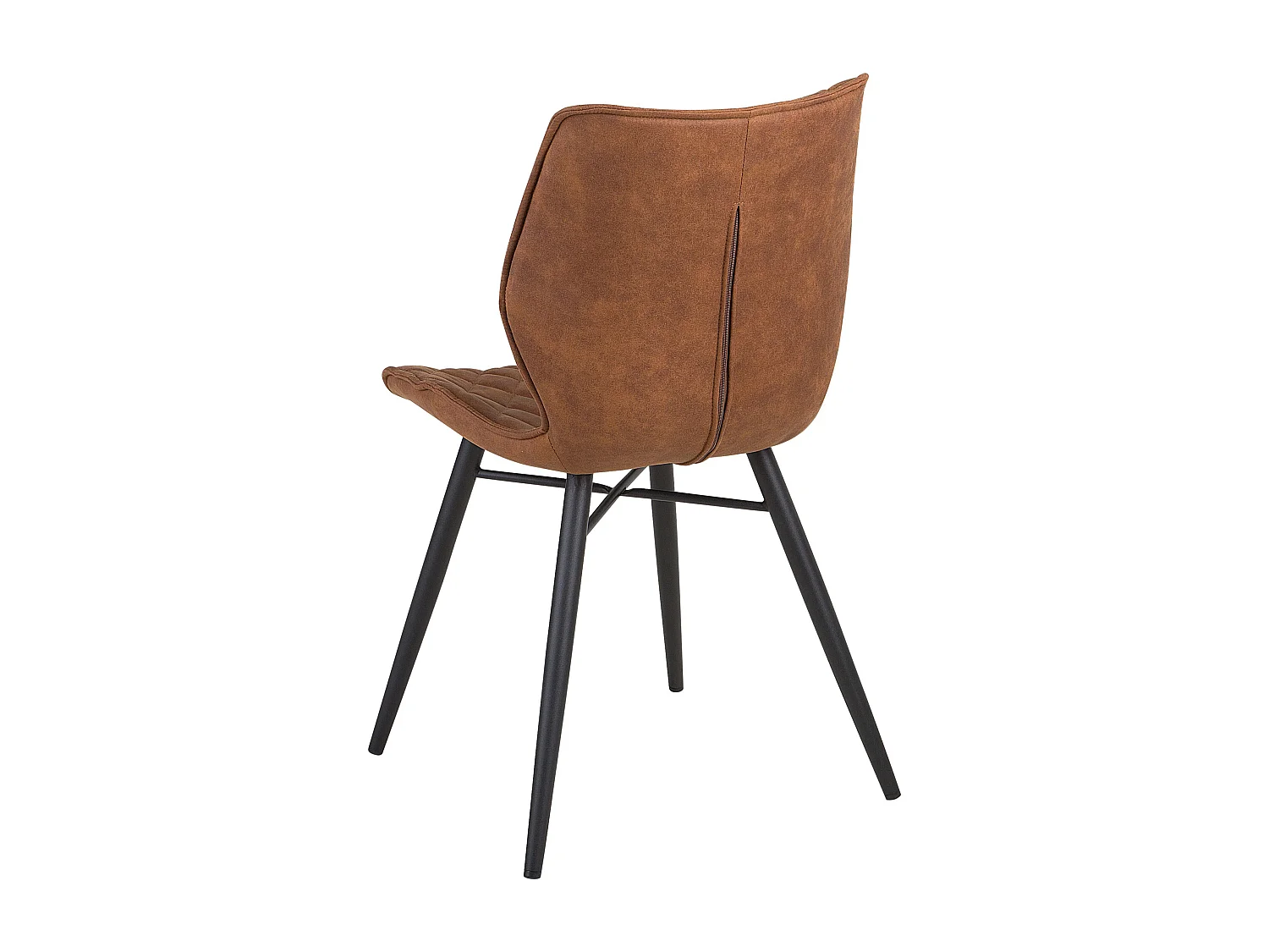 Lot de 2 chaises de salle à manger LISLE Marron doré