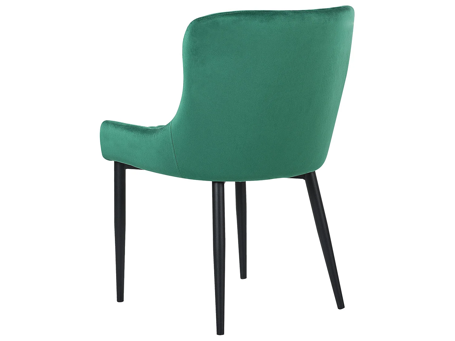 Set van 2 eetkamerstoelen SOLANO Fluweel Groen