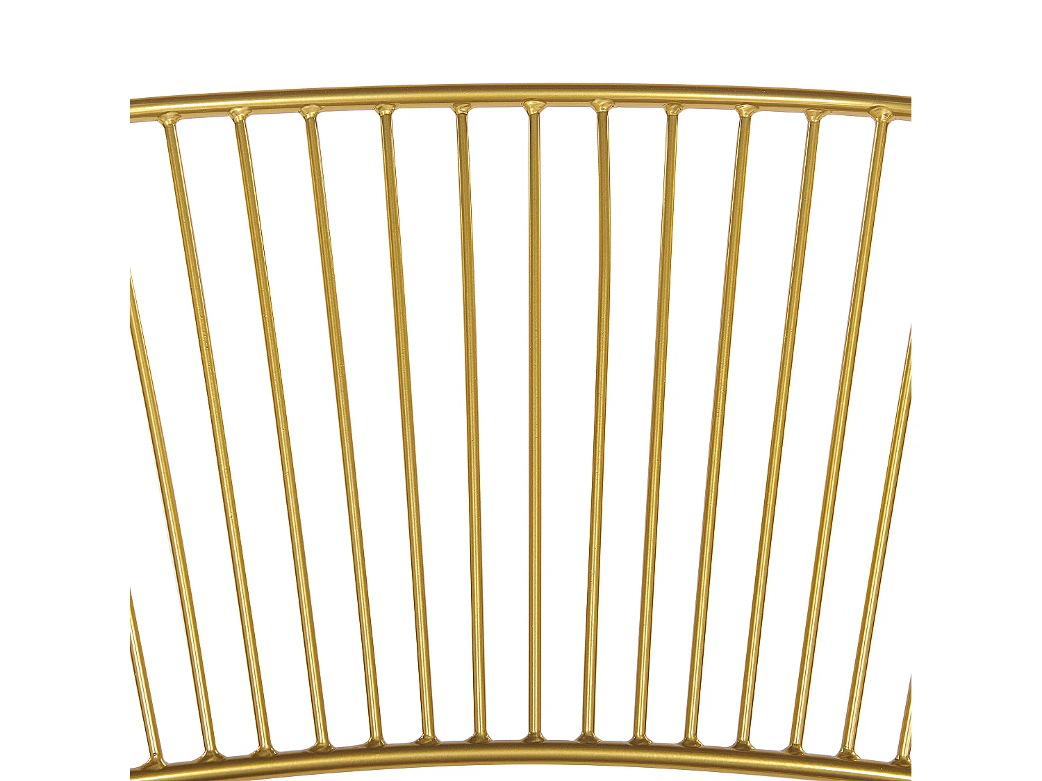 Set van 2 eetkamerstoelen RIGBY Metaal Goud