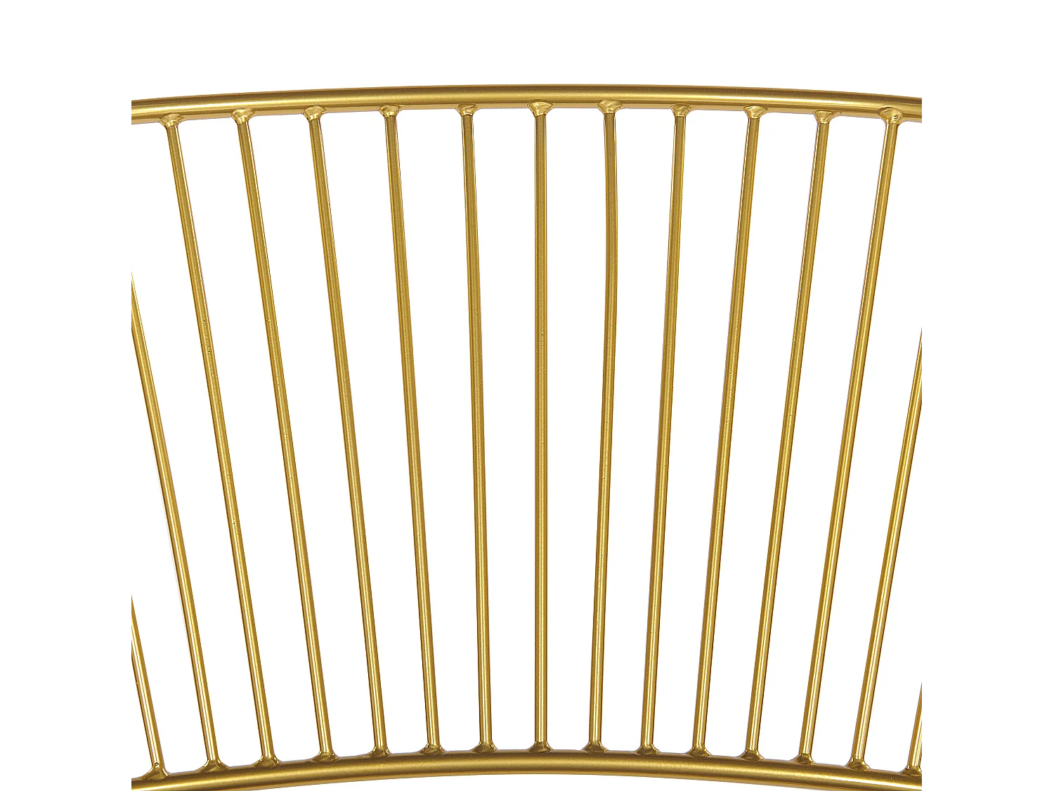 Set mit 2 Esszimmerstühlen Gold Metall Schwarz Kunstleder Rigby