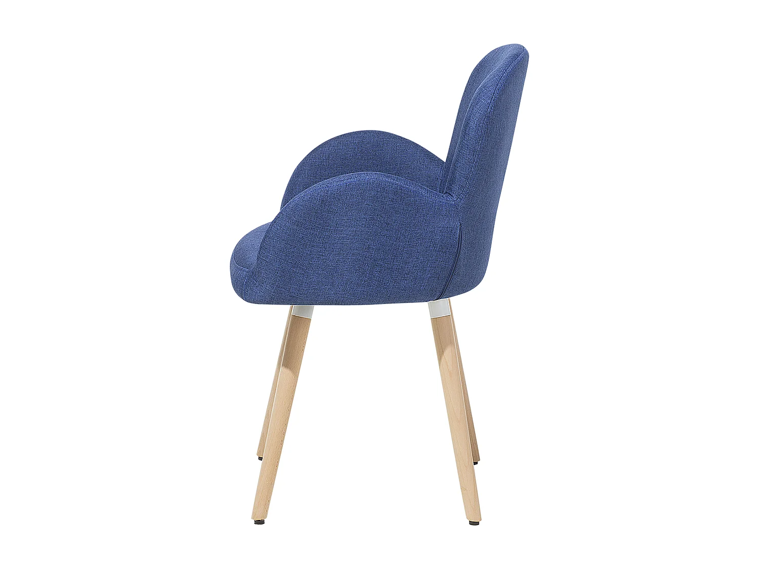 Set van 2 eetkamerstoelen BROOKVILLE Marineblauw
