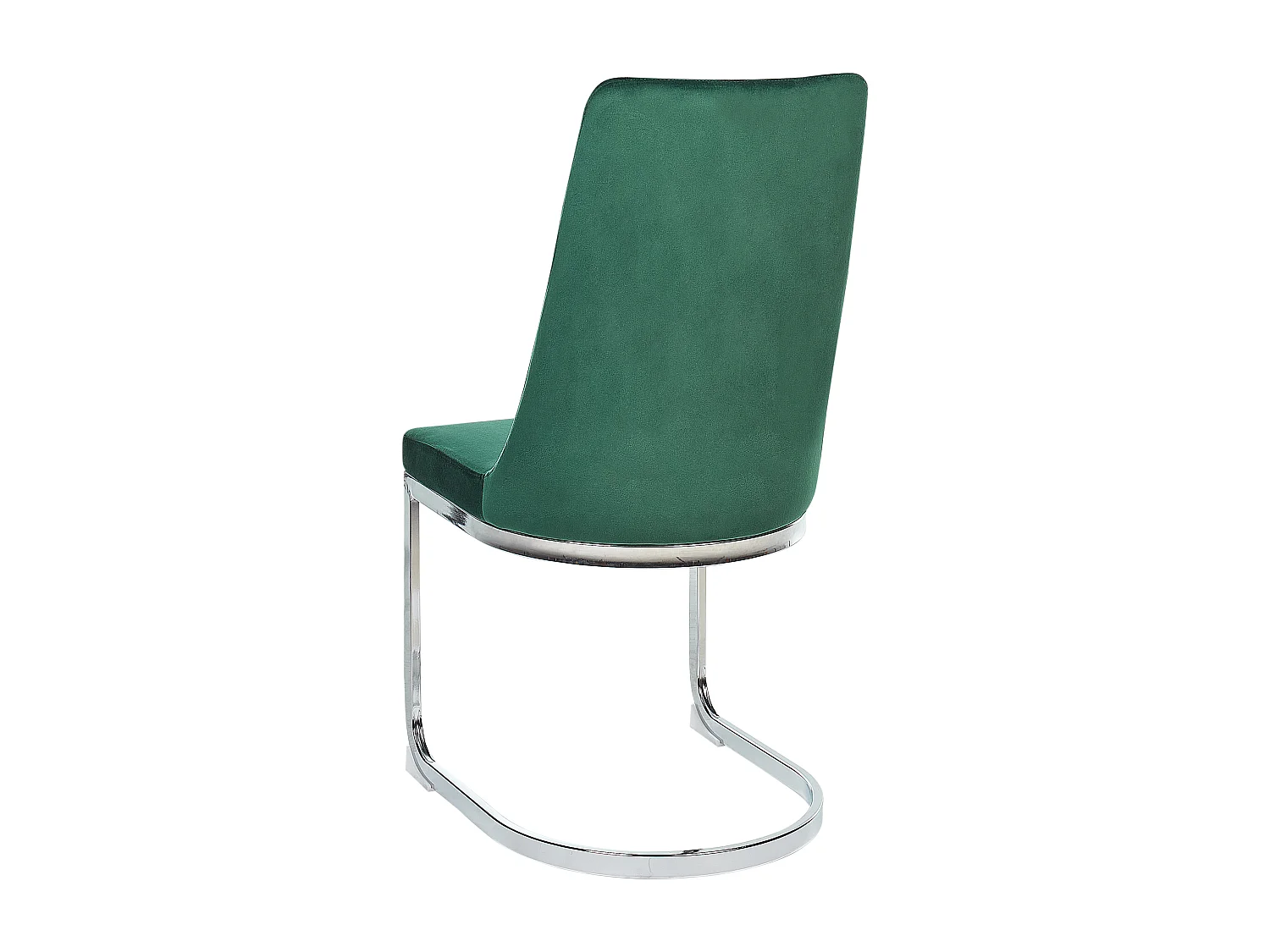 Lot de 2 chaises de salle à manger ALTOONA Velours Vert émeraude