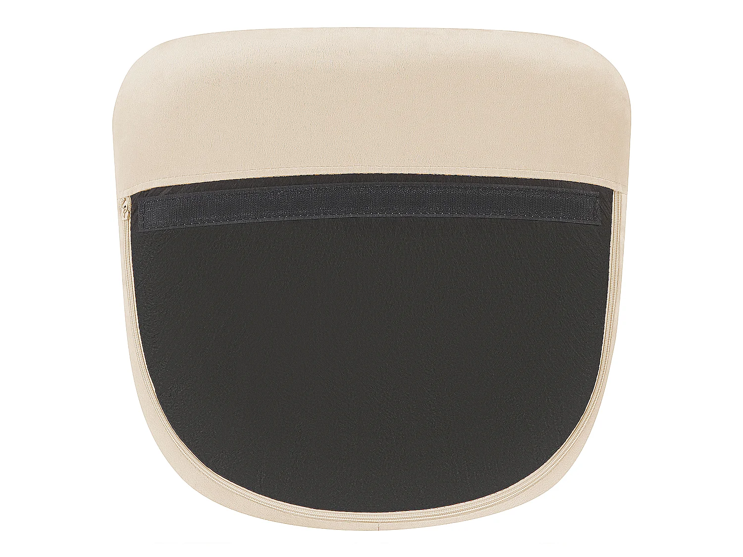Rocking Chair ELLAN Velvet Beige