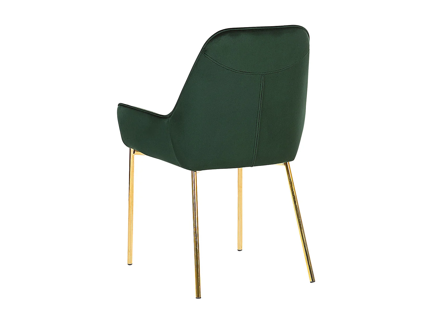 Conjunto de 2 sillas de comedor LOVERNA Terciopelo Verde oscuro