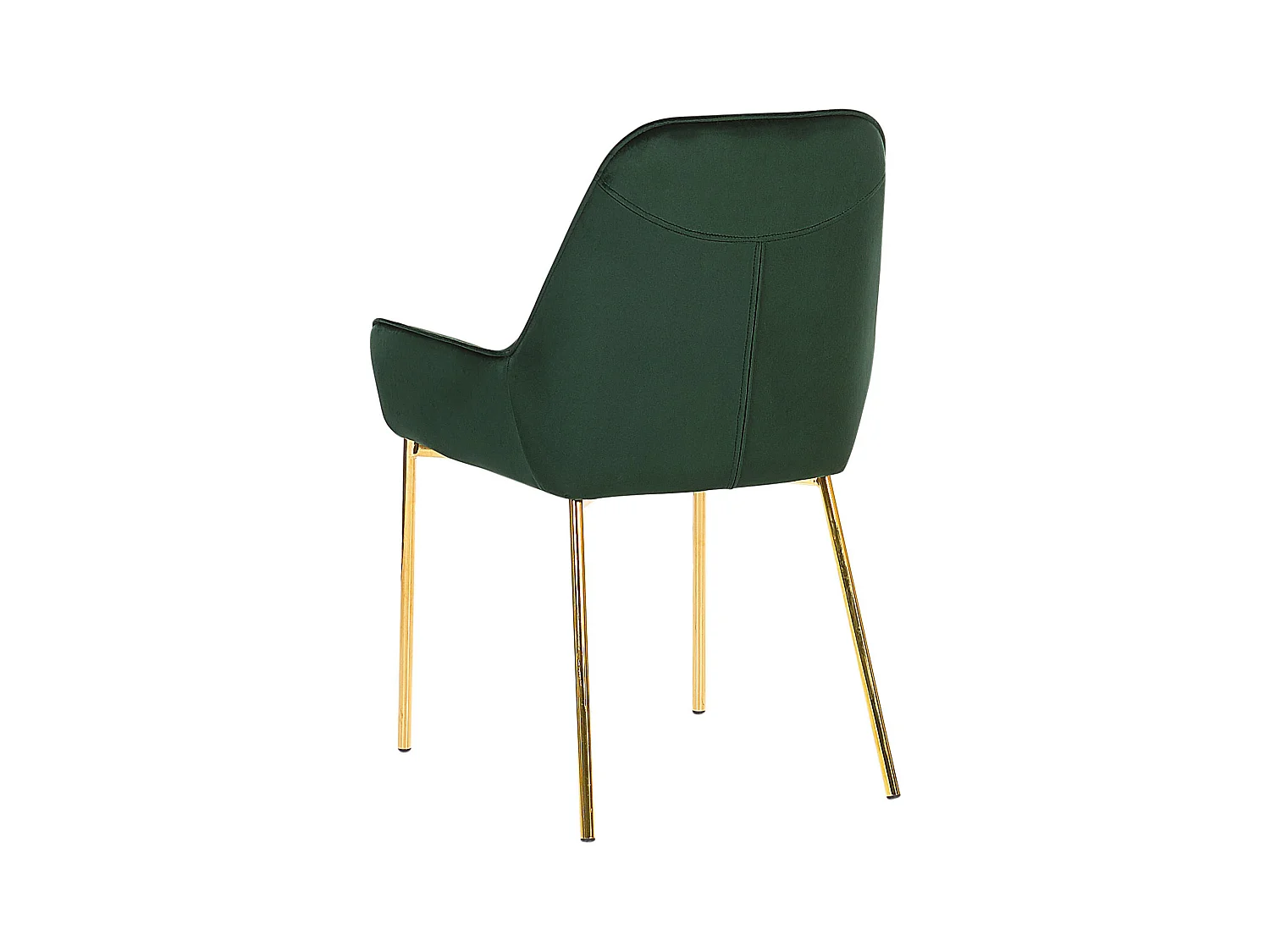 Lot de 2 chaises de salle à manger LOVERNA Velours Vert foncé