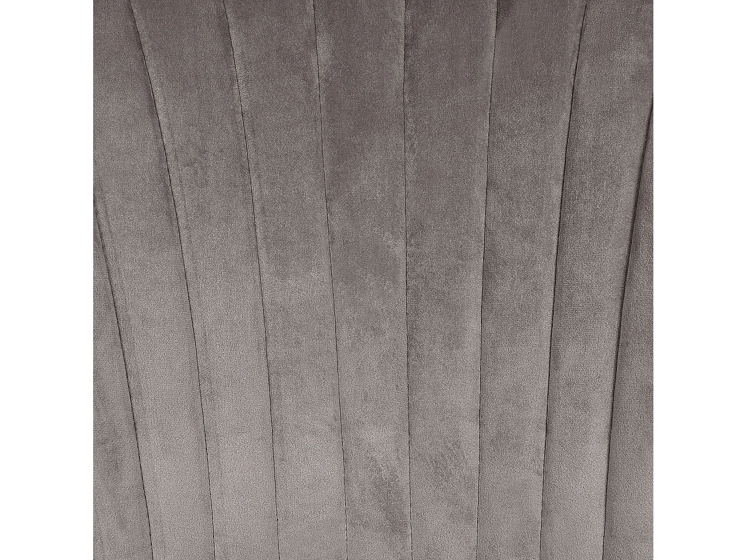 Polsterstuhl mit Metallbeinen im 2er Set grau Samtstoff Augusta