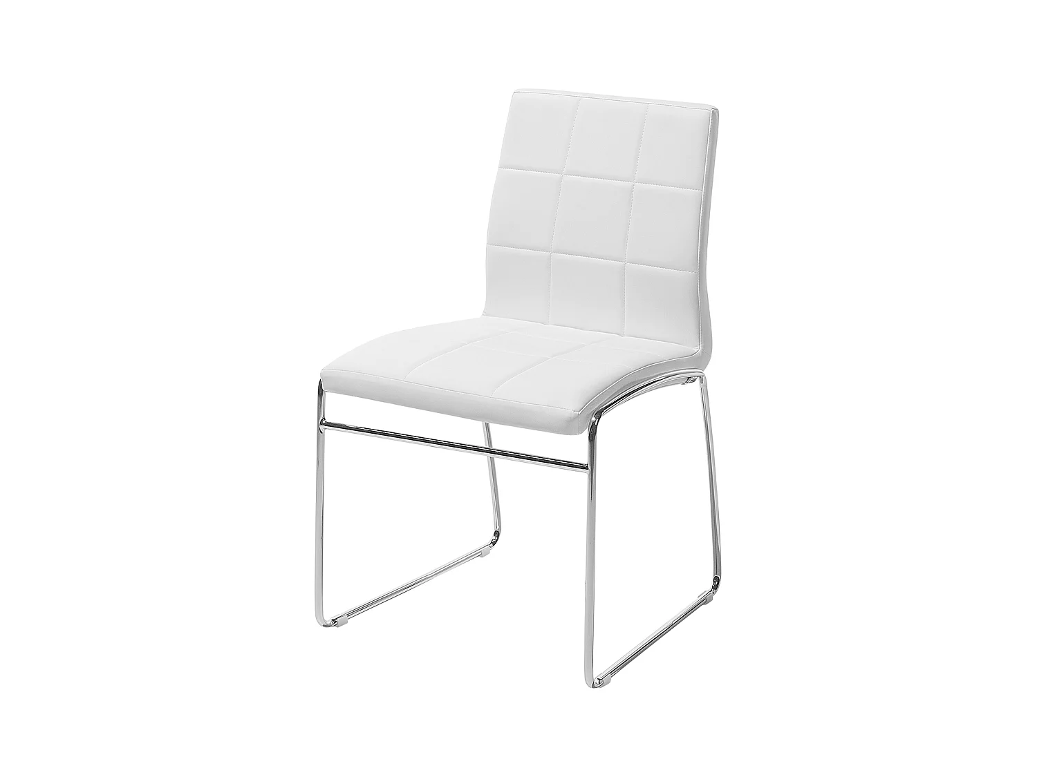 Set van 2 eetkamerstoelen KIRON Kunstleer Wit