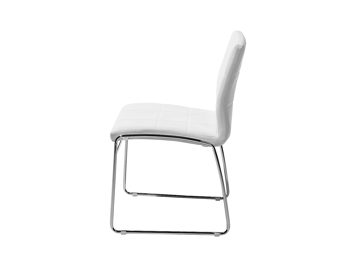 Set van 2 eetkamerstoelen KIRON Kunstleer Wit