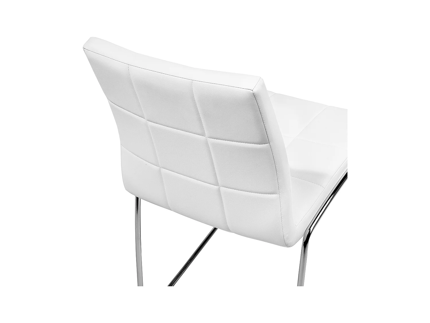 Set van 2 eetkamerstoelen KIRON Kunstleer Wit