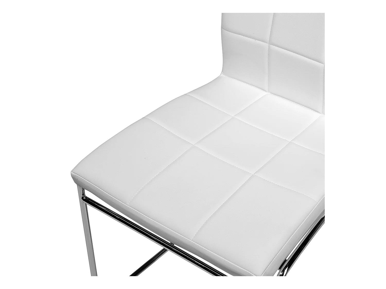 Set van 2 eetkamerstoelen KIRON Kunstleer Wit