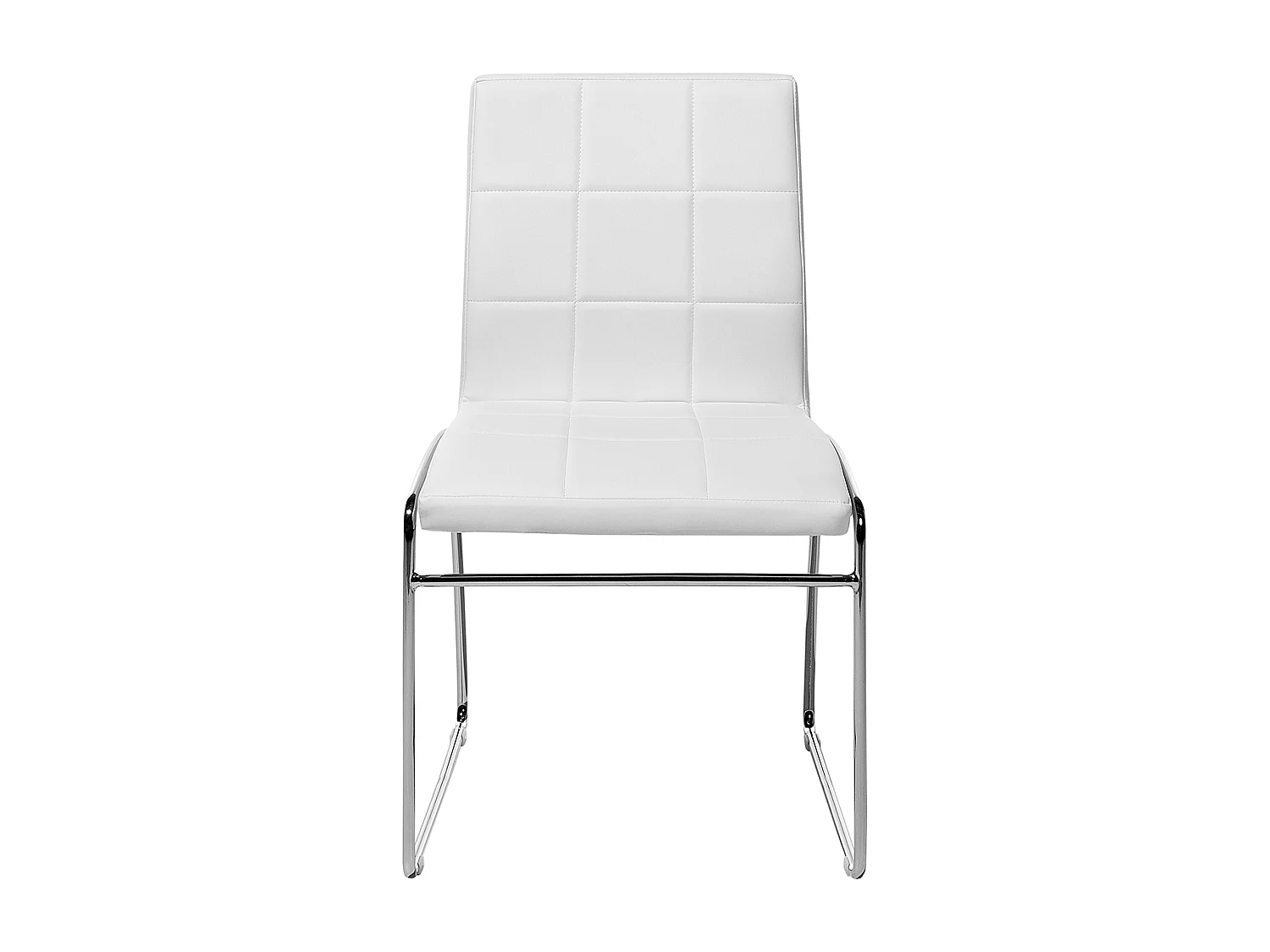 Set di 2 sedie da pranzo KIRON Pelle sintetica Bianco