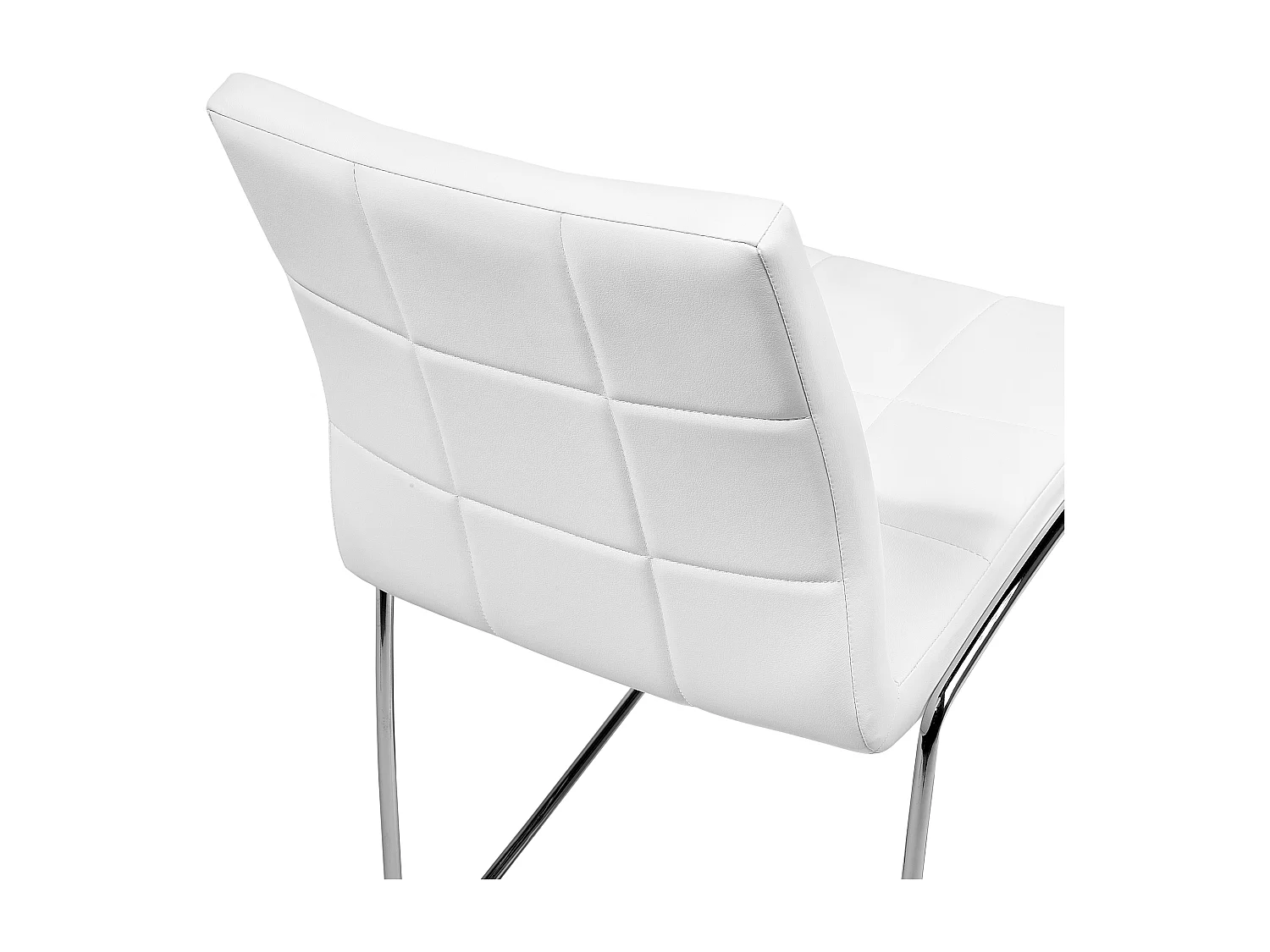 Set di 2 sedie da pranzo KIRON Pelle sintetica Bianco