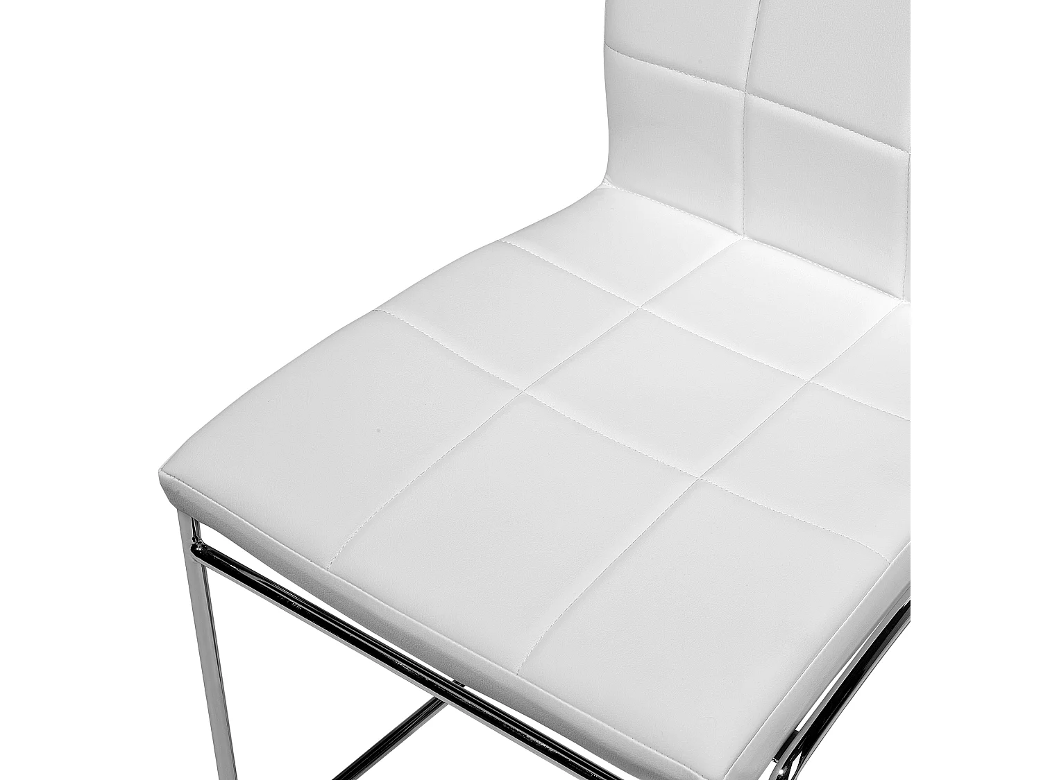 Set di 2 sedie da pranzo KIRON Pelle sintetica Bianco