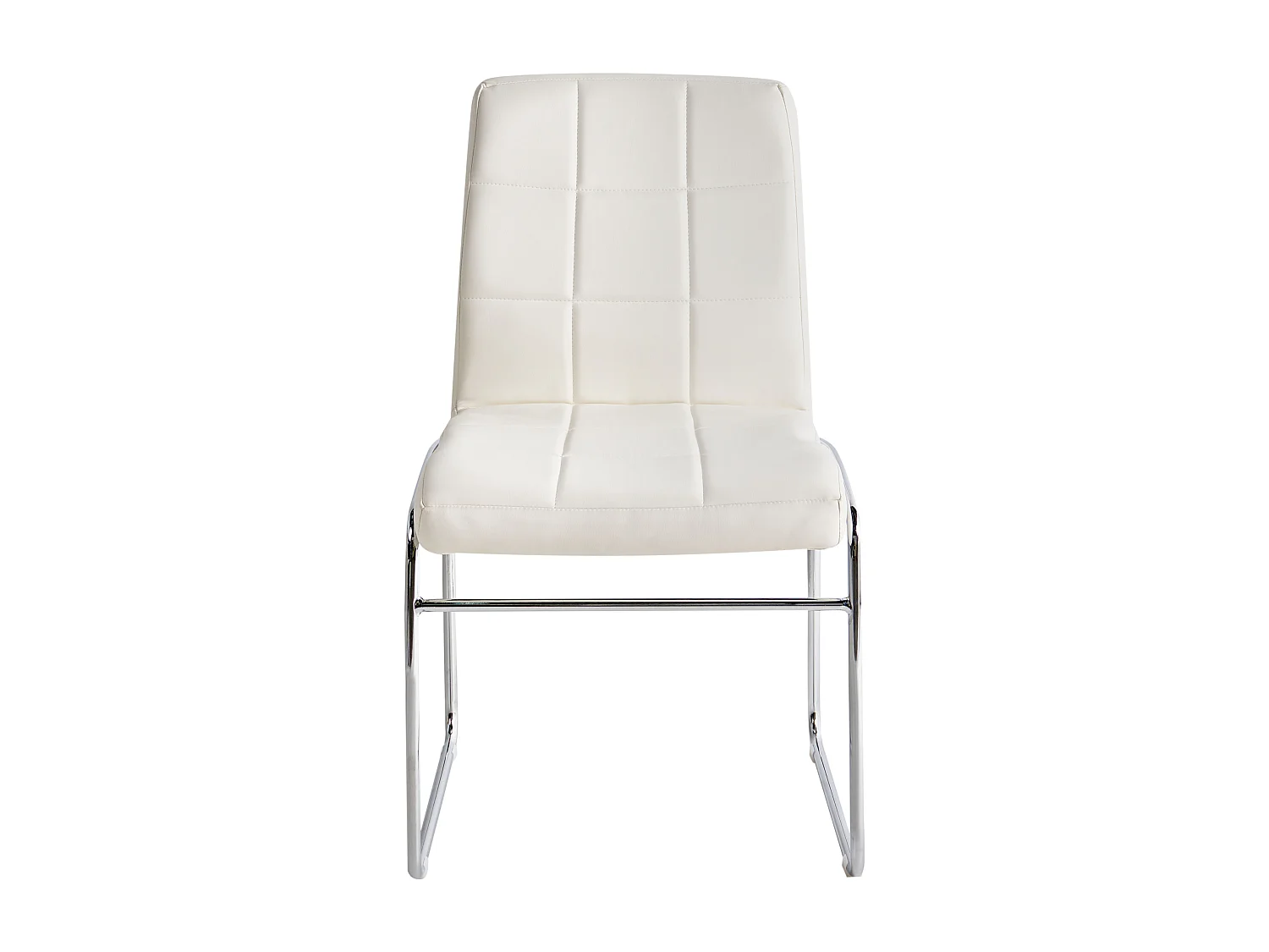 Set van 2 eetkamerstoelen KIRON Kunstleer Wit