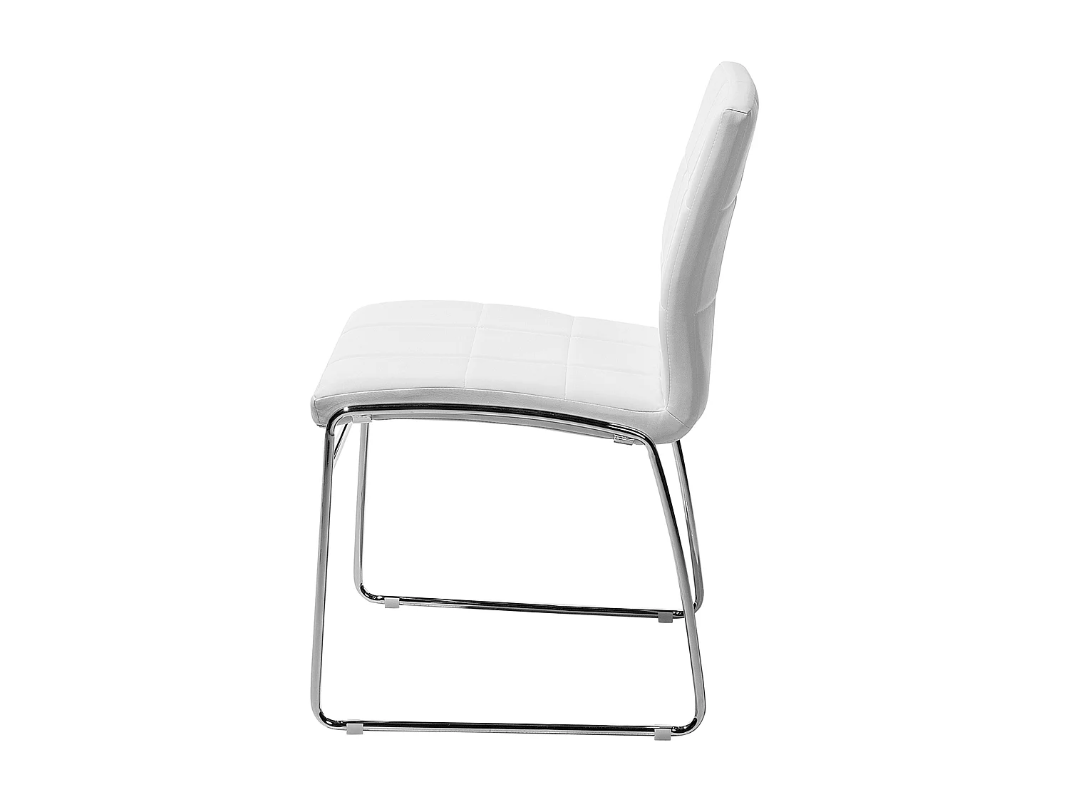 Set van 2 eetkamerstoelen KIRON Kunstleer Wit