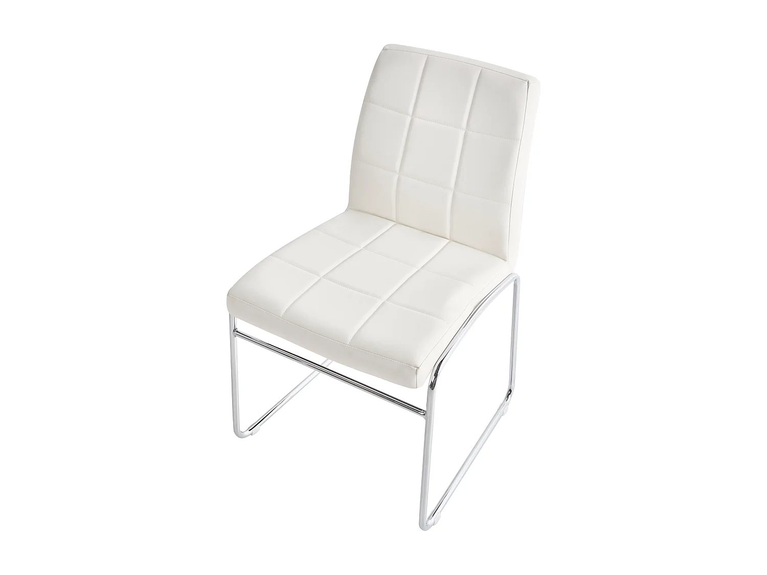 Set van 2 eetkamerstoelen KIRON Kunstleer Wit