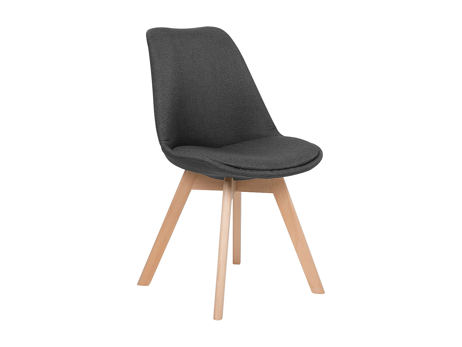 Set van 2 eetkamerstoelen DAKOTA II Donkergrijs