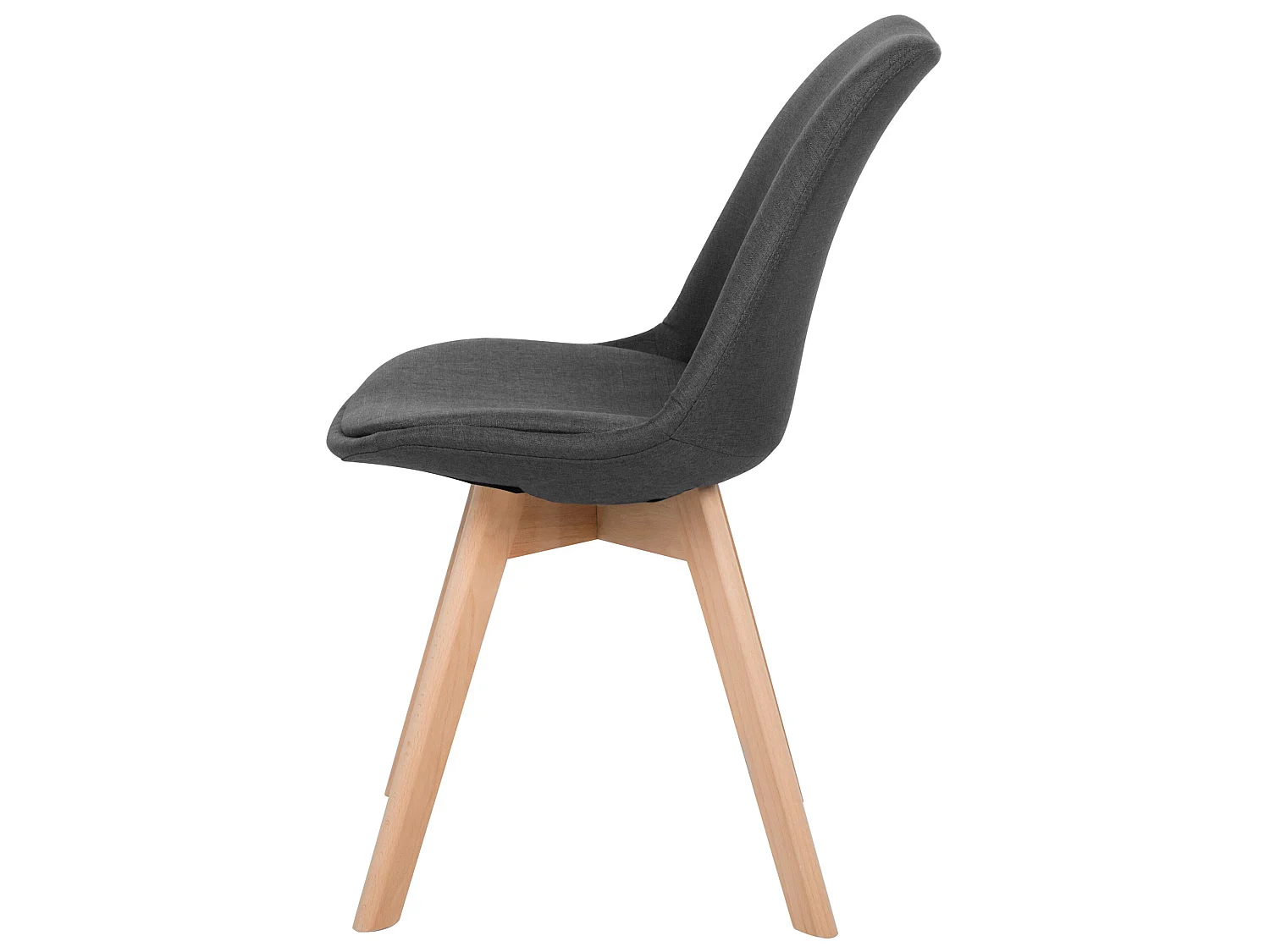 Set van 2 eetkamerstoelen DAKOTA II Donkergrijs