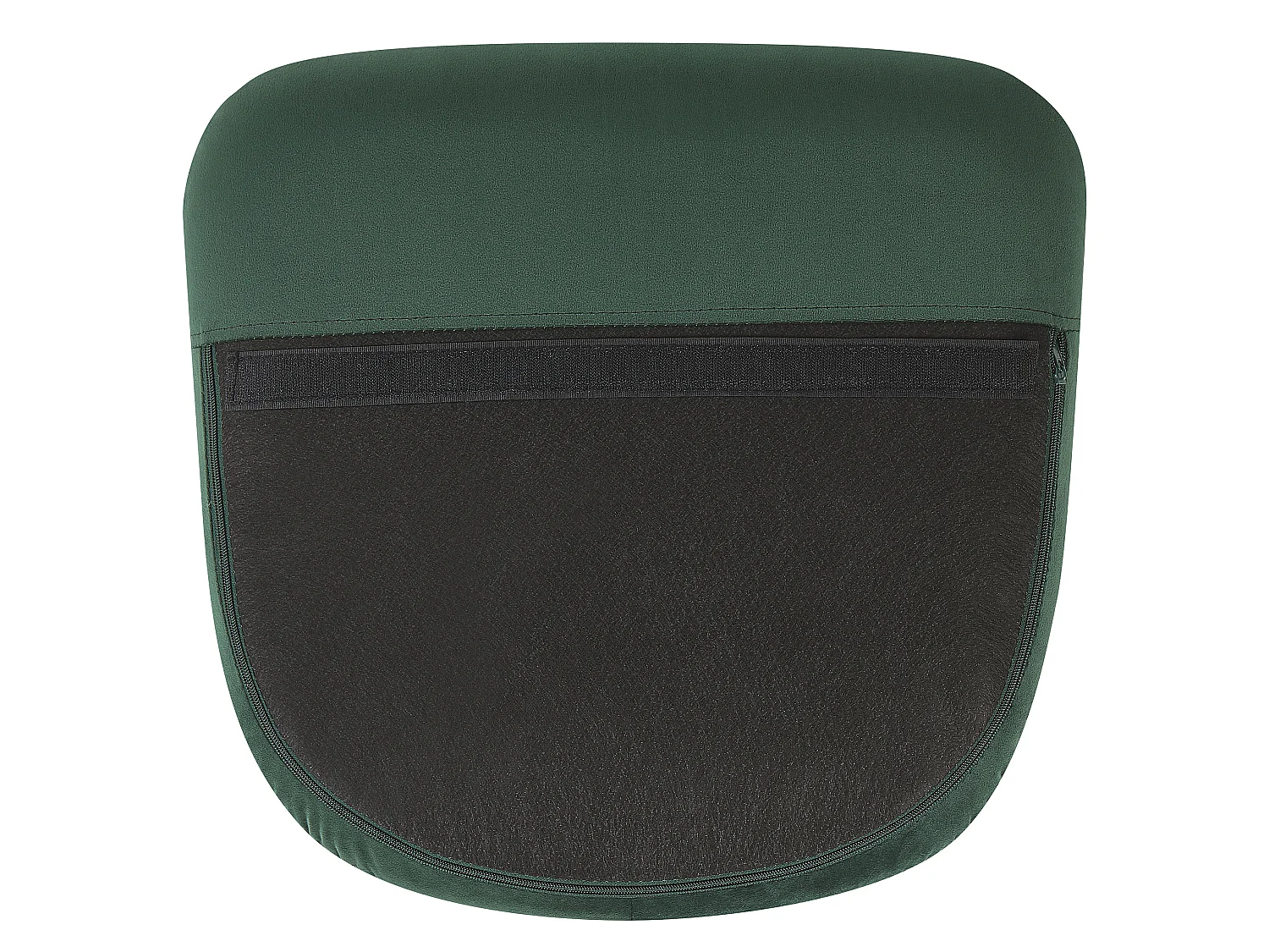 Fauteuil à bascule ELLAN Velours Vert foncé