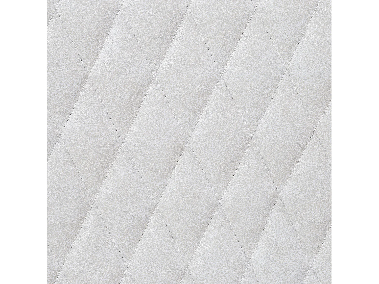 Lot de 2 chaises de salle à manger MONTANA Cuir PU Blanc