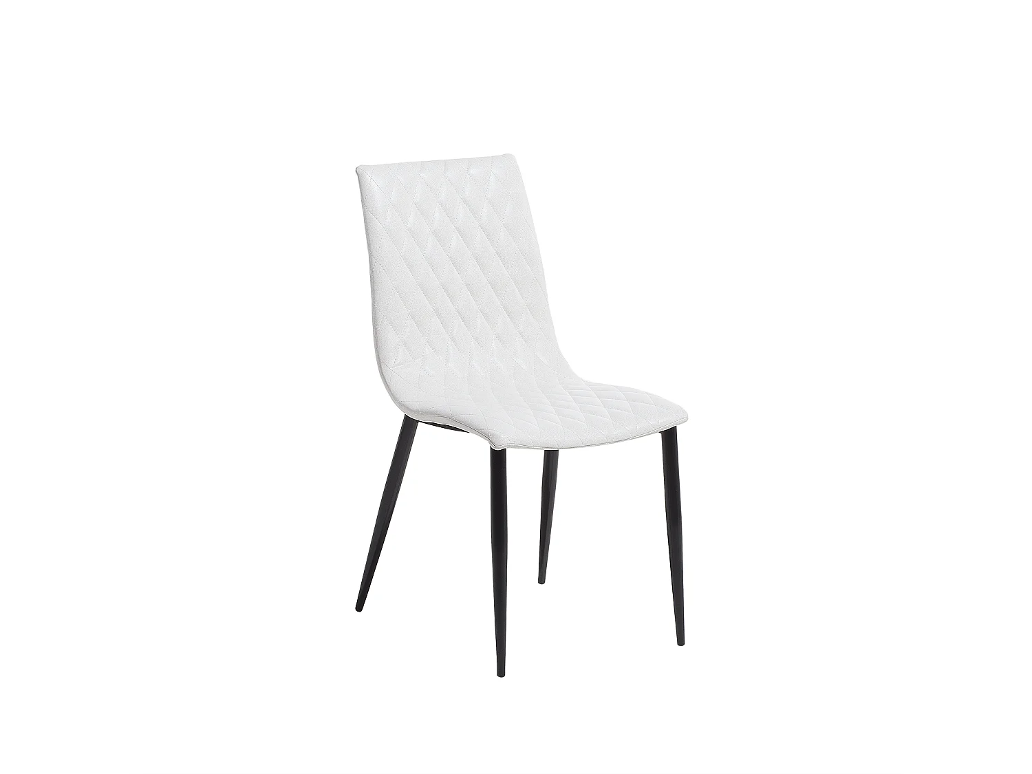 Set van 2 eetkamerstoelen MONTANA Kunstleer Crème