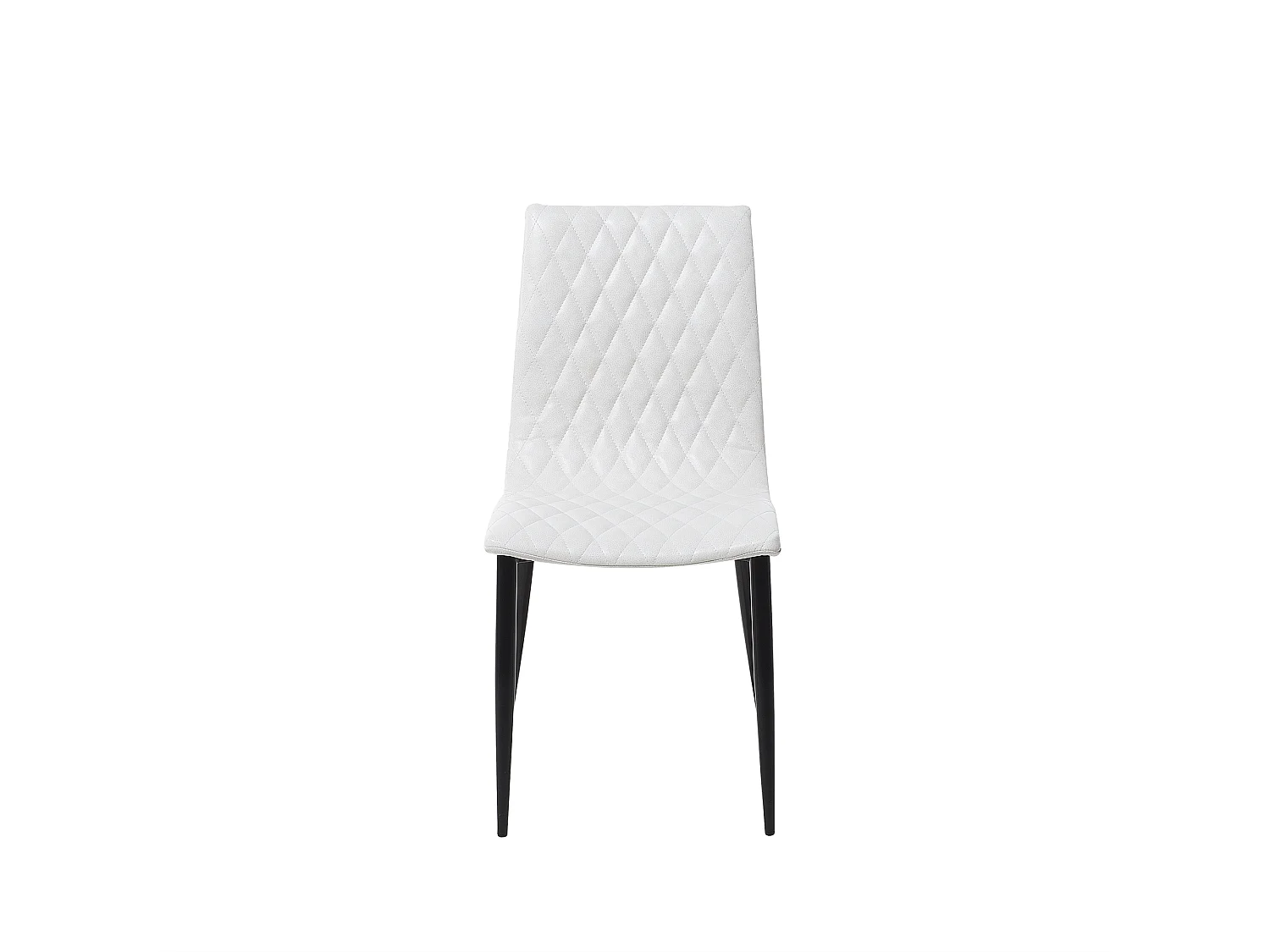 Set van 2 eetkamerstoelen MONTANA Kunstleer Crème