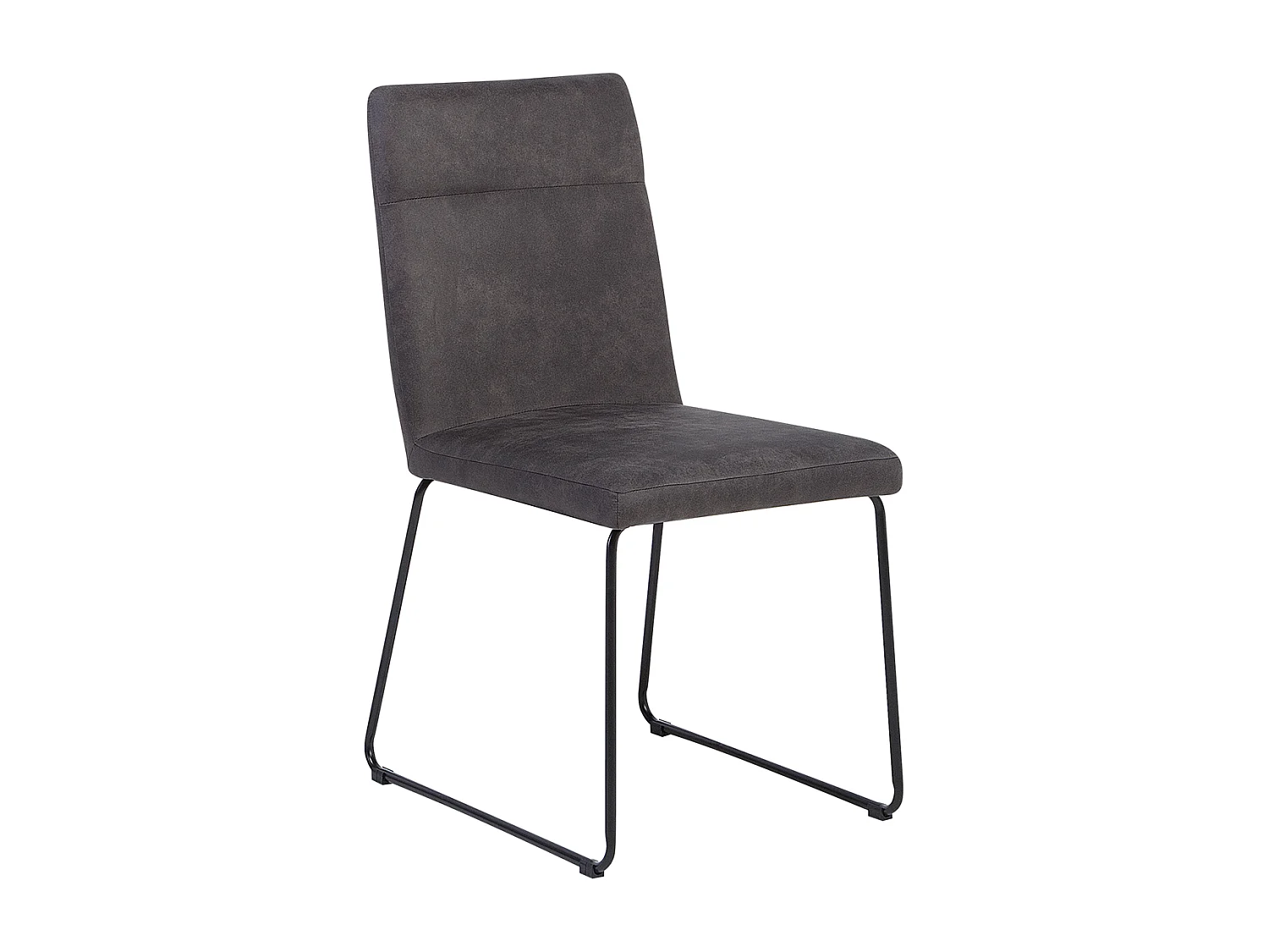 Set van 2 eetkamerstoelen NEVADA Donkergrijs