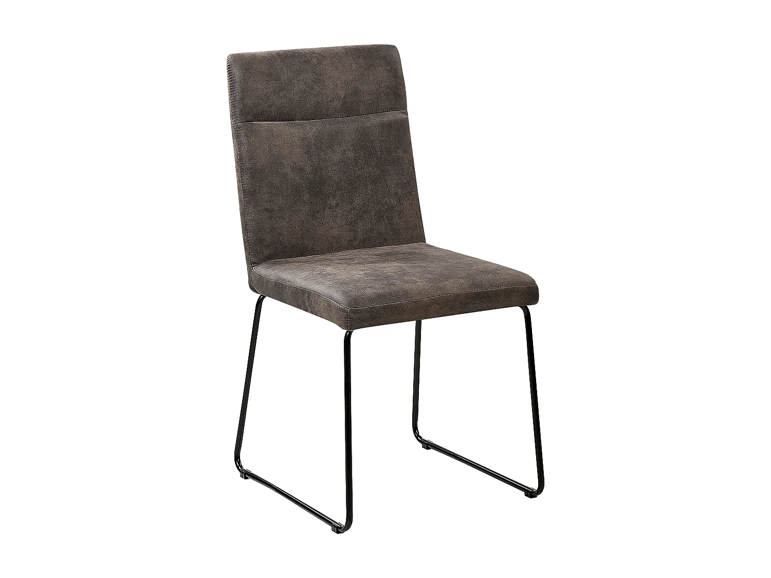 Set van 2 eetkamerstoelen NEVADA Donkergrijs