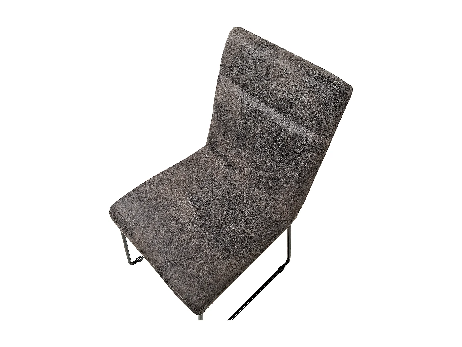 Set van 2 eetkamerstoelen NEVADA Donkergrijs