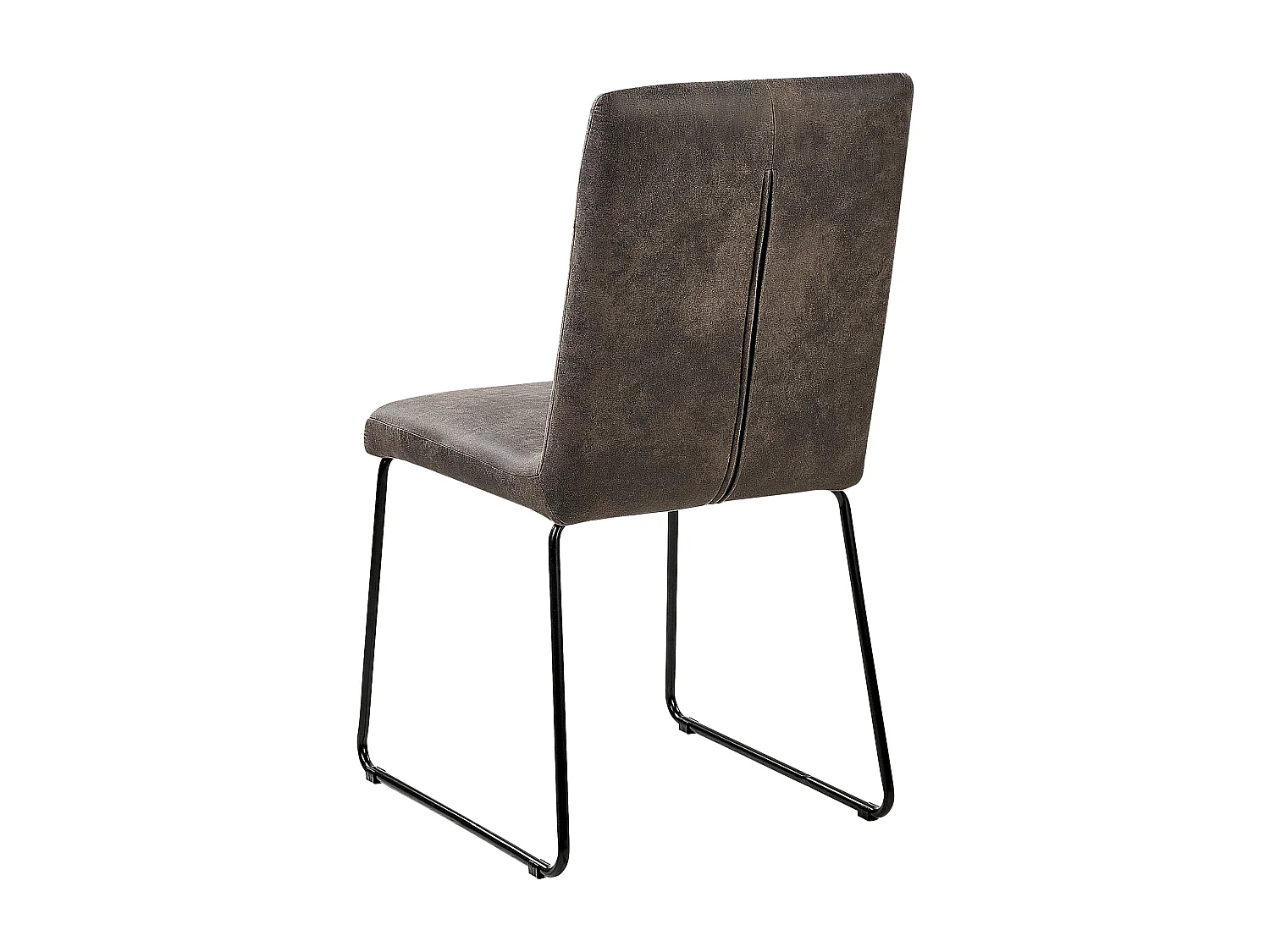 Set van 2 eetkamerstoelen NEVADA Donkergrijs