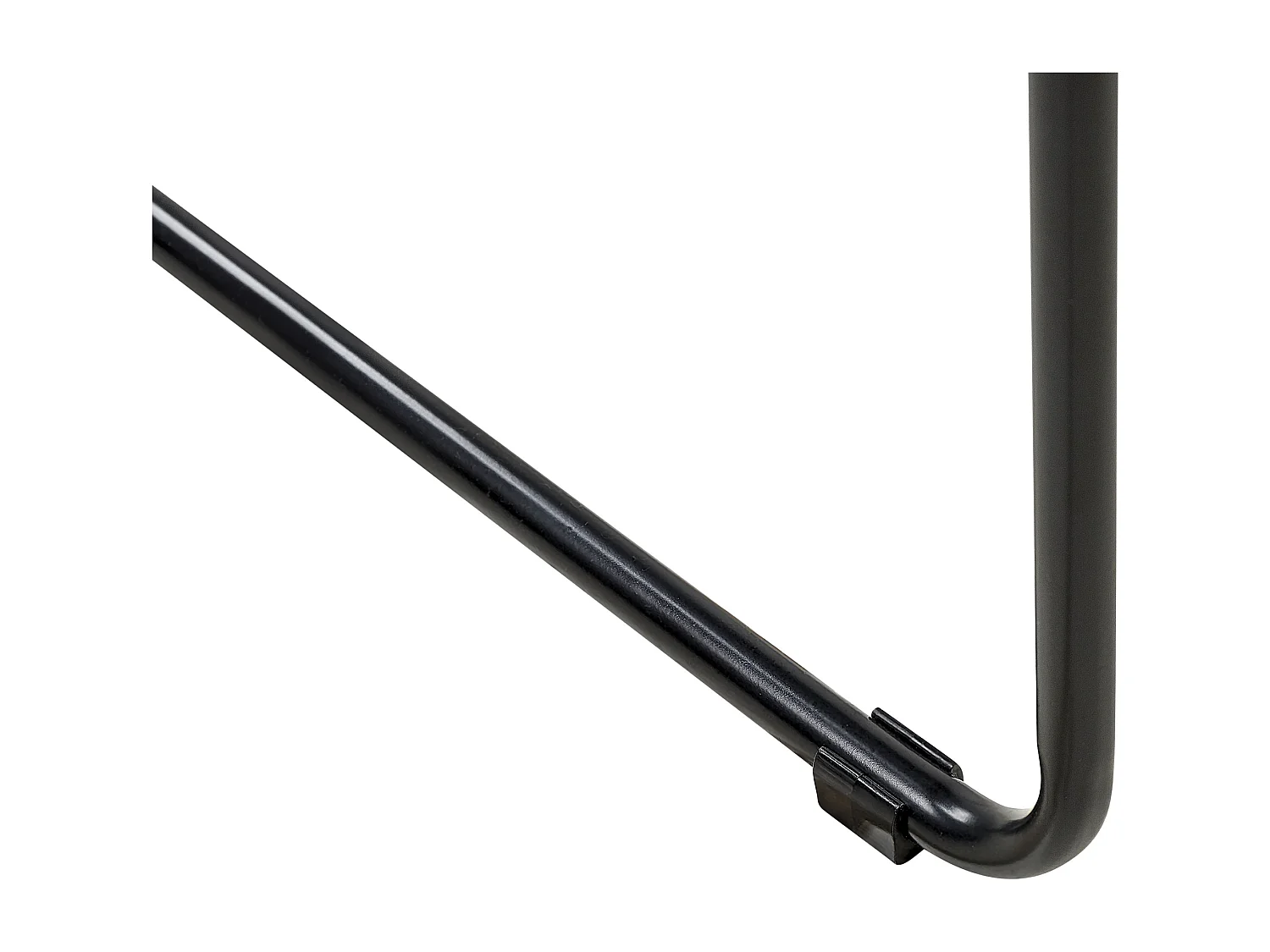 Esszimmerstuhl Set 2 Stücke Polsterbezug dunkelgrau Nevada