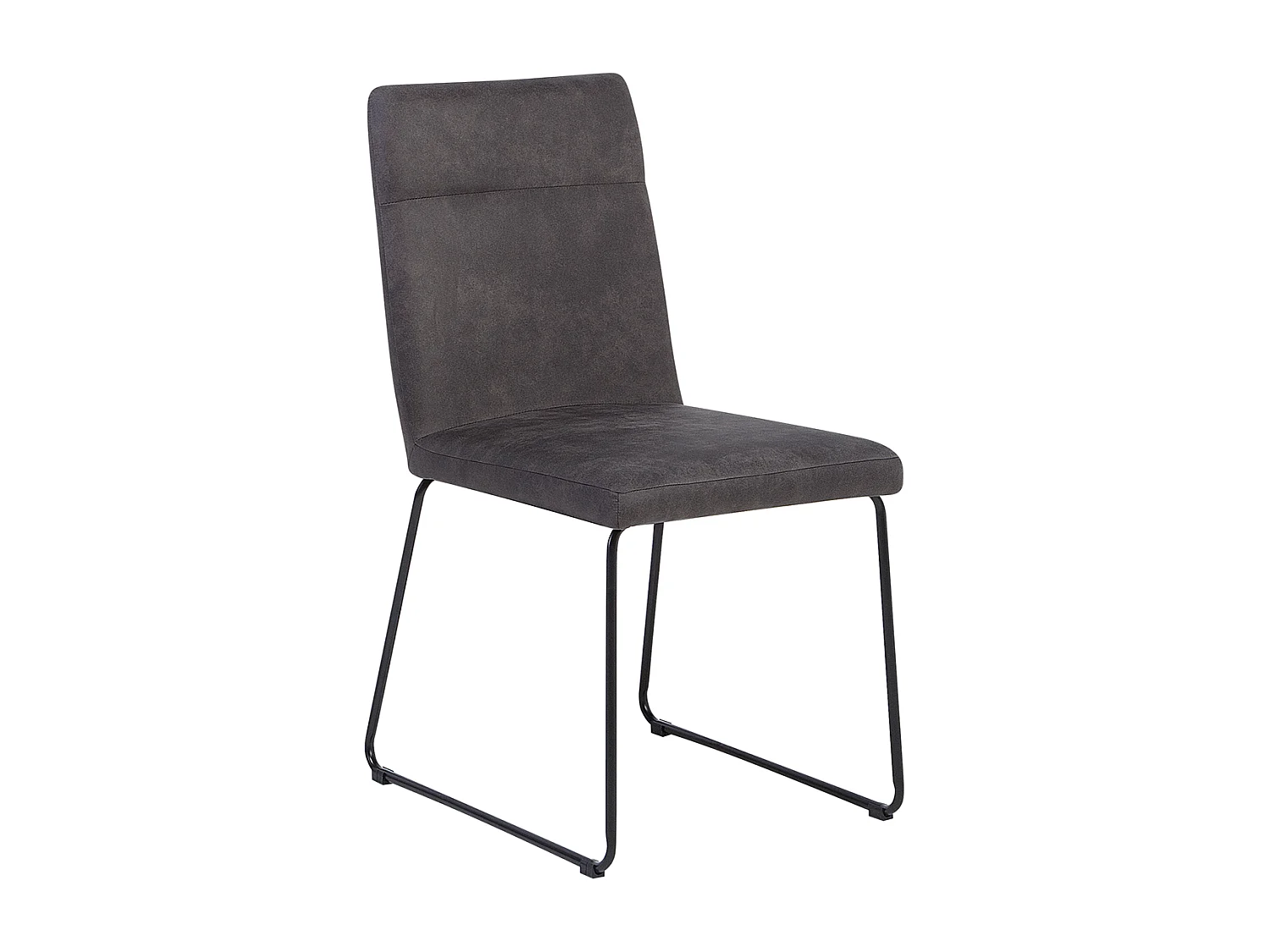 Zestaw 2 krzeseł do jadalni NEVADA Ciemnoszary