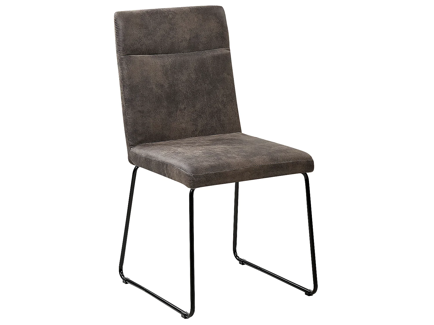 Set van 2 eetkamerstoelen NEVADA Donkergrijs