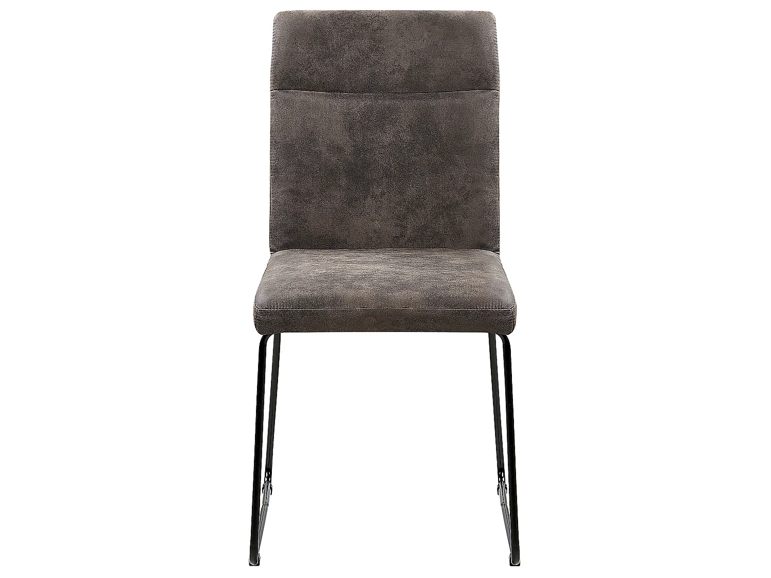 Set van 2 eetkamerstoelen NEVADA Donkergrijs