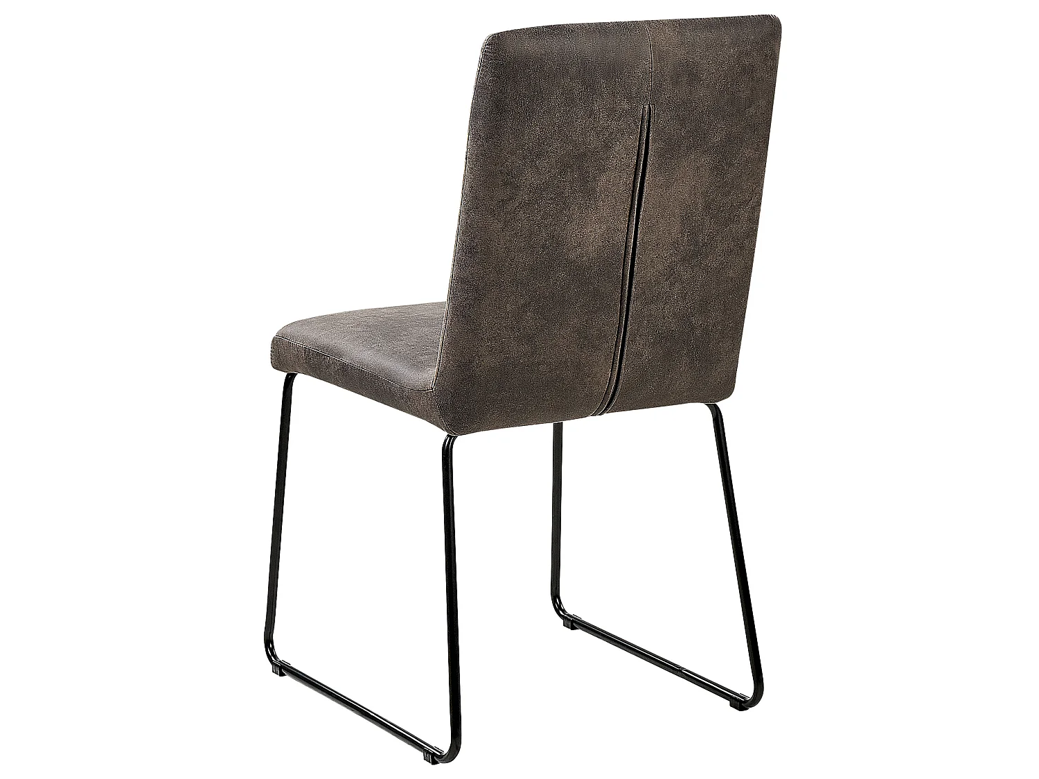 Set van 2 eetkamerstoelen NEVADA Donkergrijs