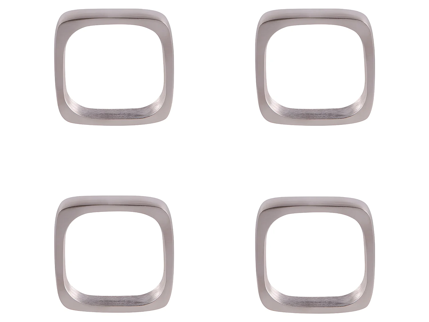 Coffret 4 ronds de serviette Elite
