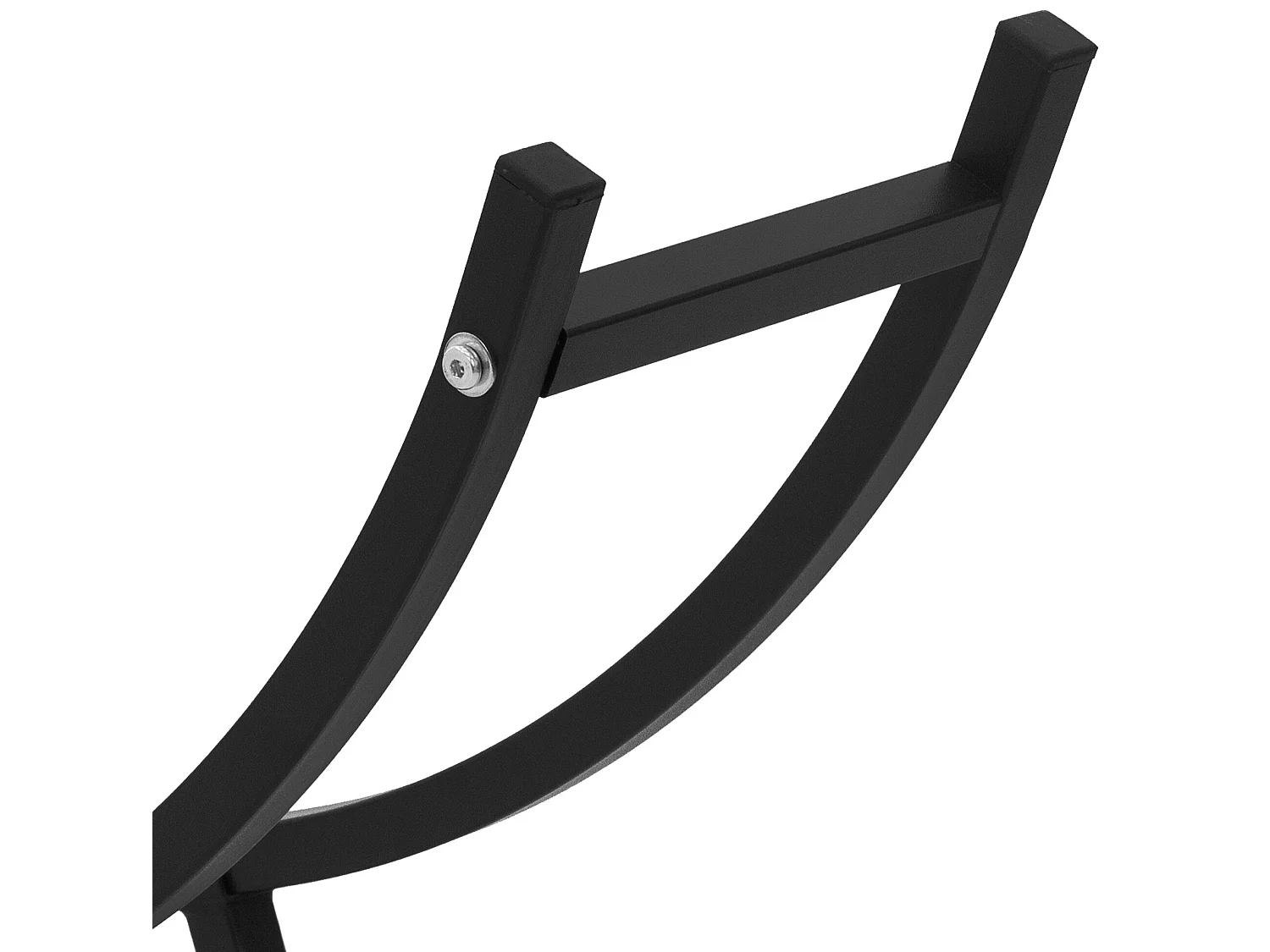 Estanteria para leña de interior leñero organizador metálico negro 55x94x21 cm