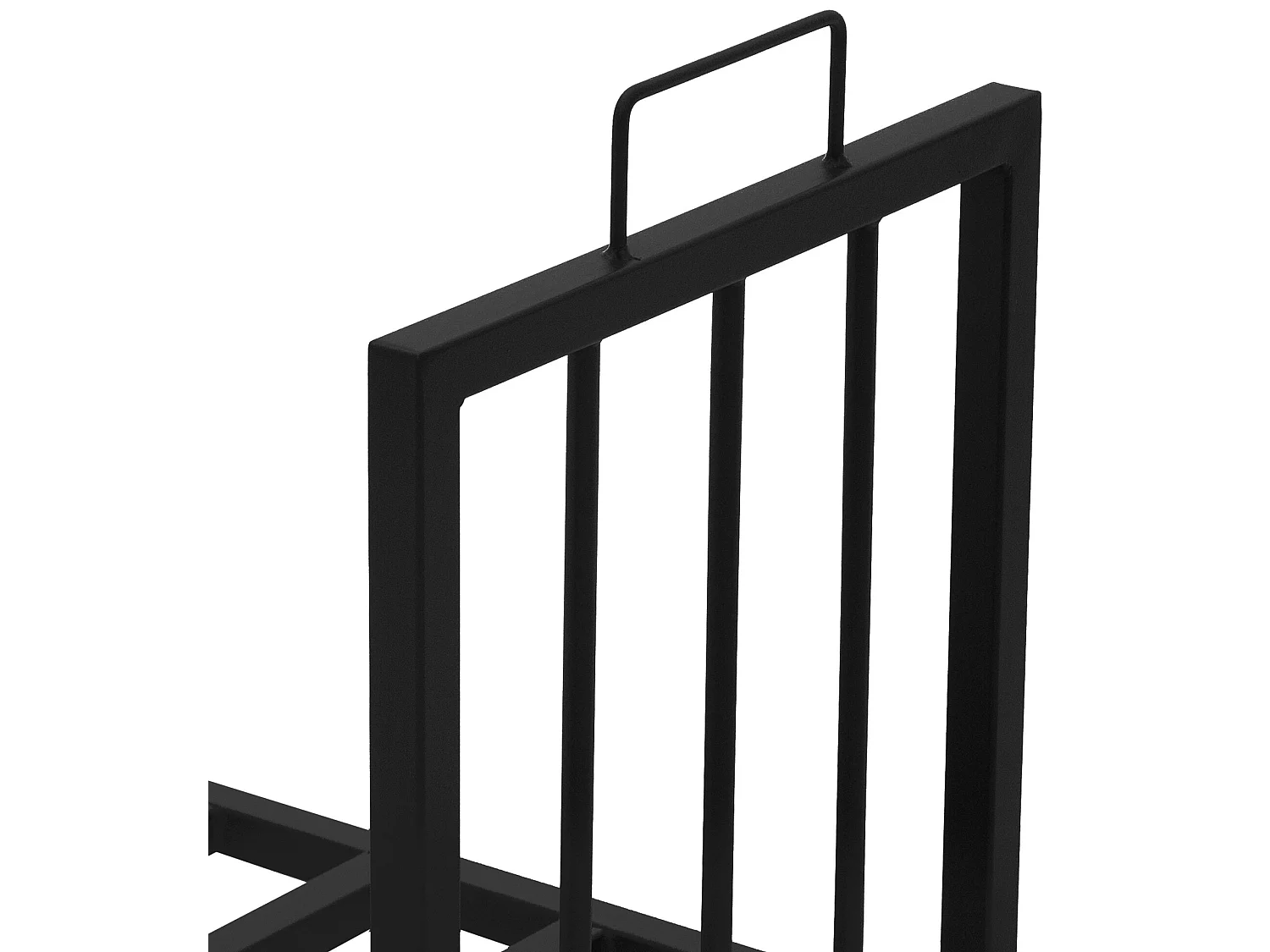 Porta legna da ardere Porta legna da ardere in acciaio 43x46x33 cm