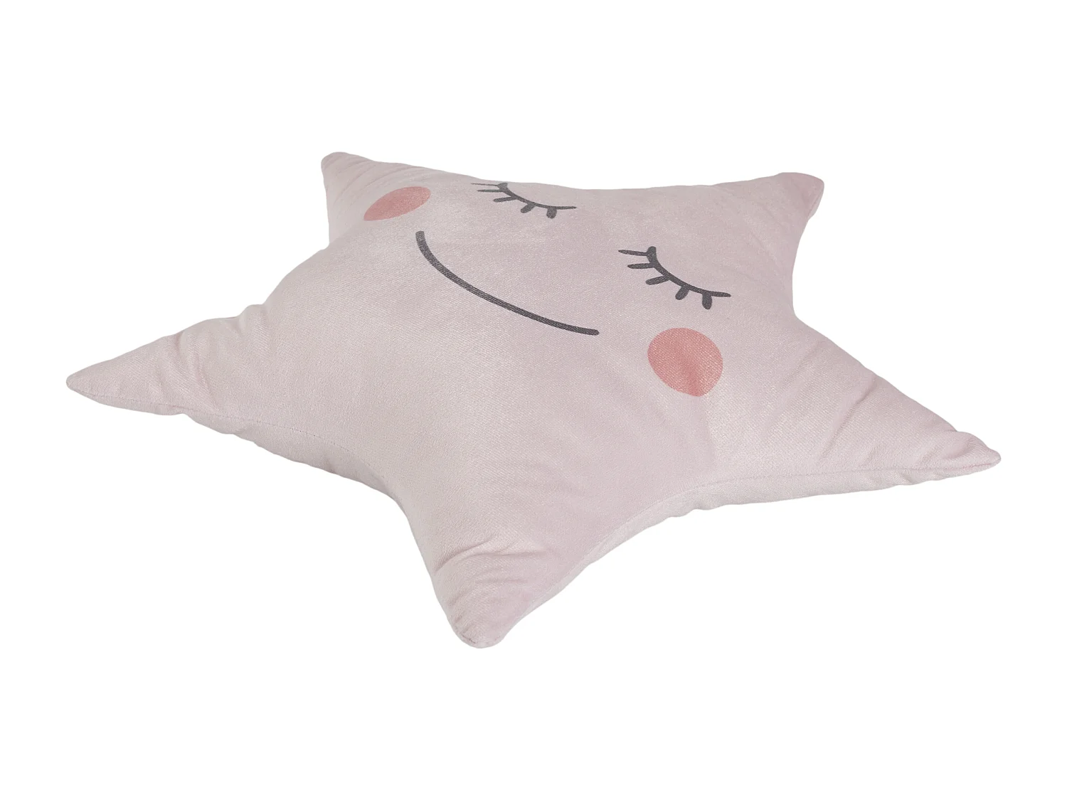Coussin Etoile Rose 44x37cm