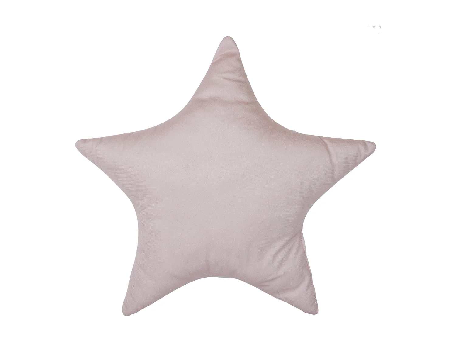 Cuscino Stella Rosa 44x37 cm in Poliestere - Decorazione Creativa e Divertente per Bambini